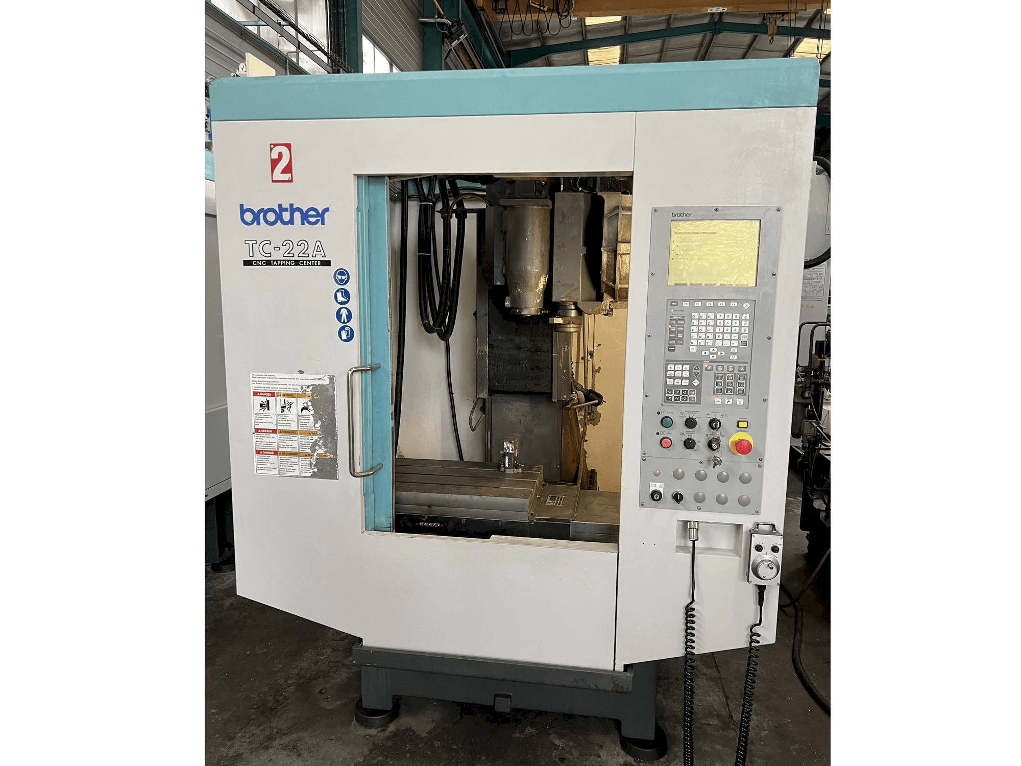 Brother TC-22A-maskinen framifrån