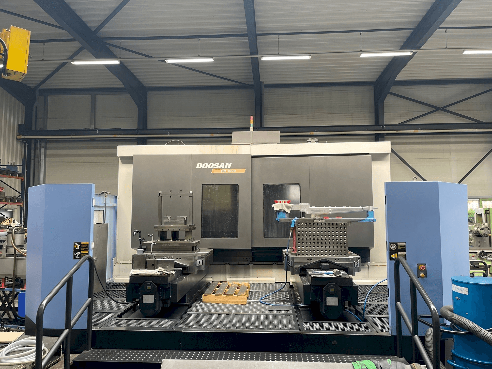 Doosan HM 1000-maskinen framifrån