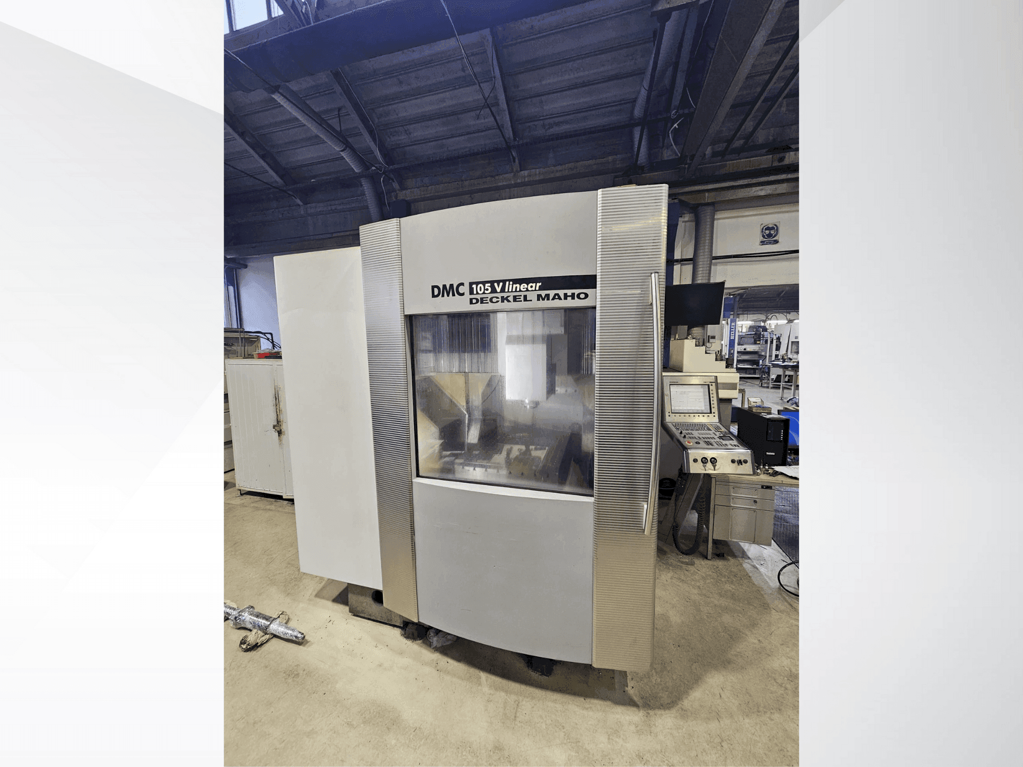 DECKEL MAHO DMC 105 V linear-maskinen framifrån