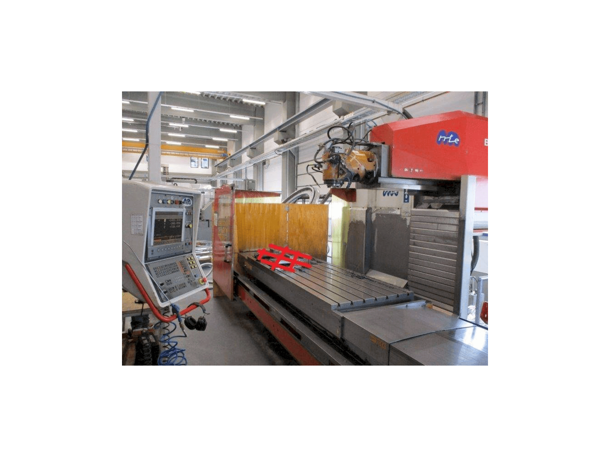 MTE BF-2700-maskinen framifrån