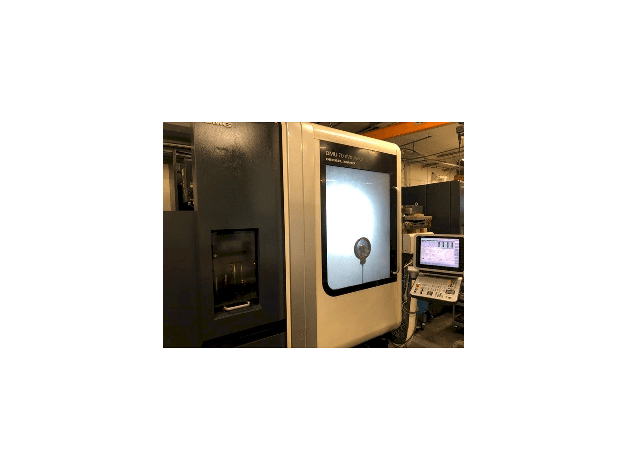 DECKEL MAHO DMU 70 eVo Linear-maskinen framifrån