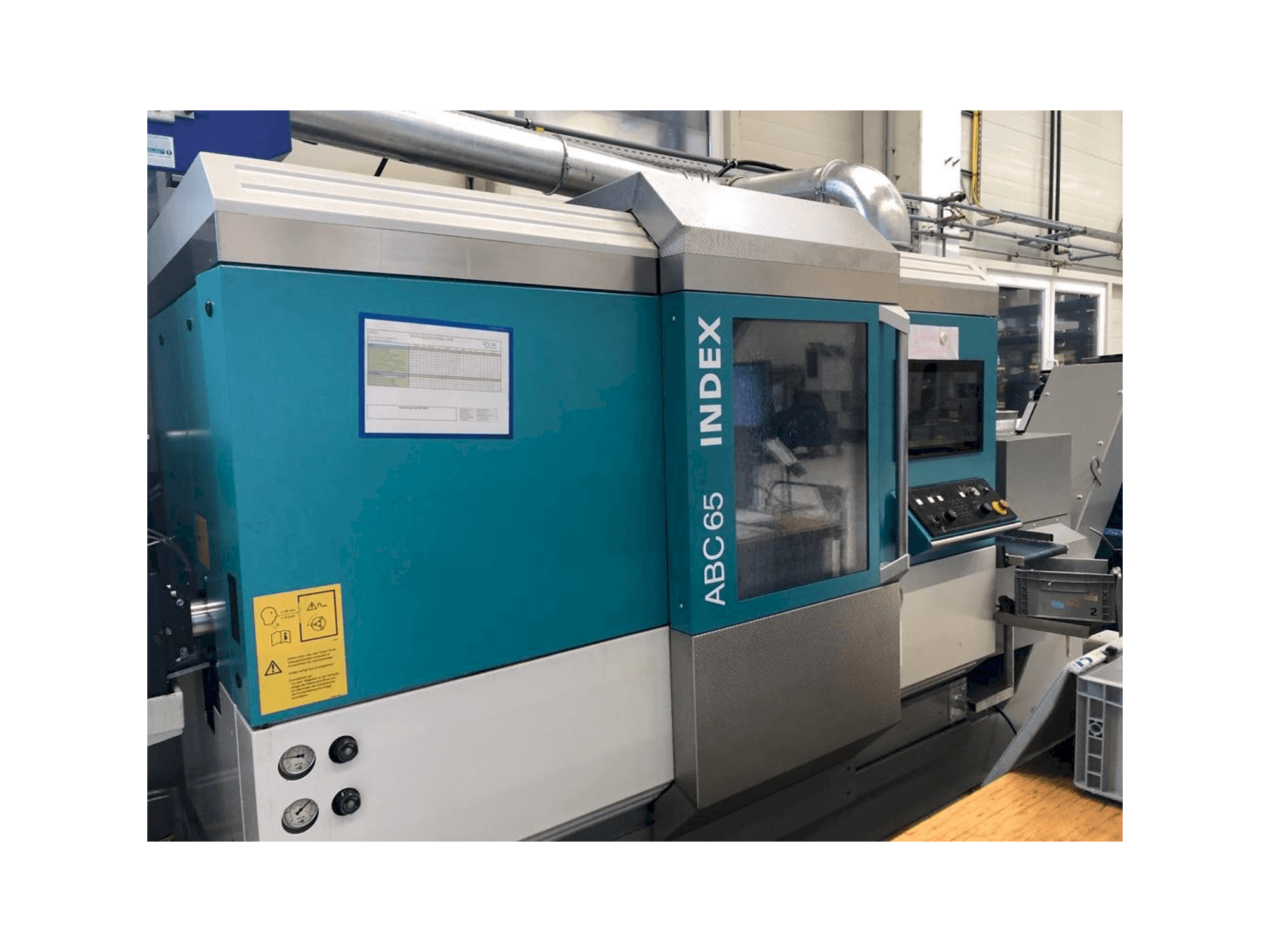 Index ABC65-maskinen framifrån