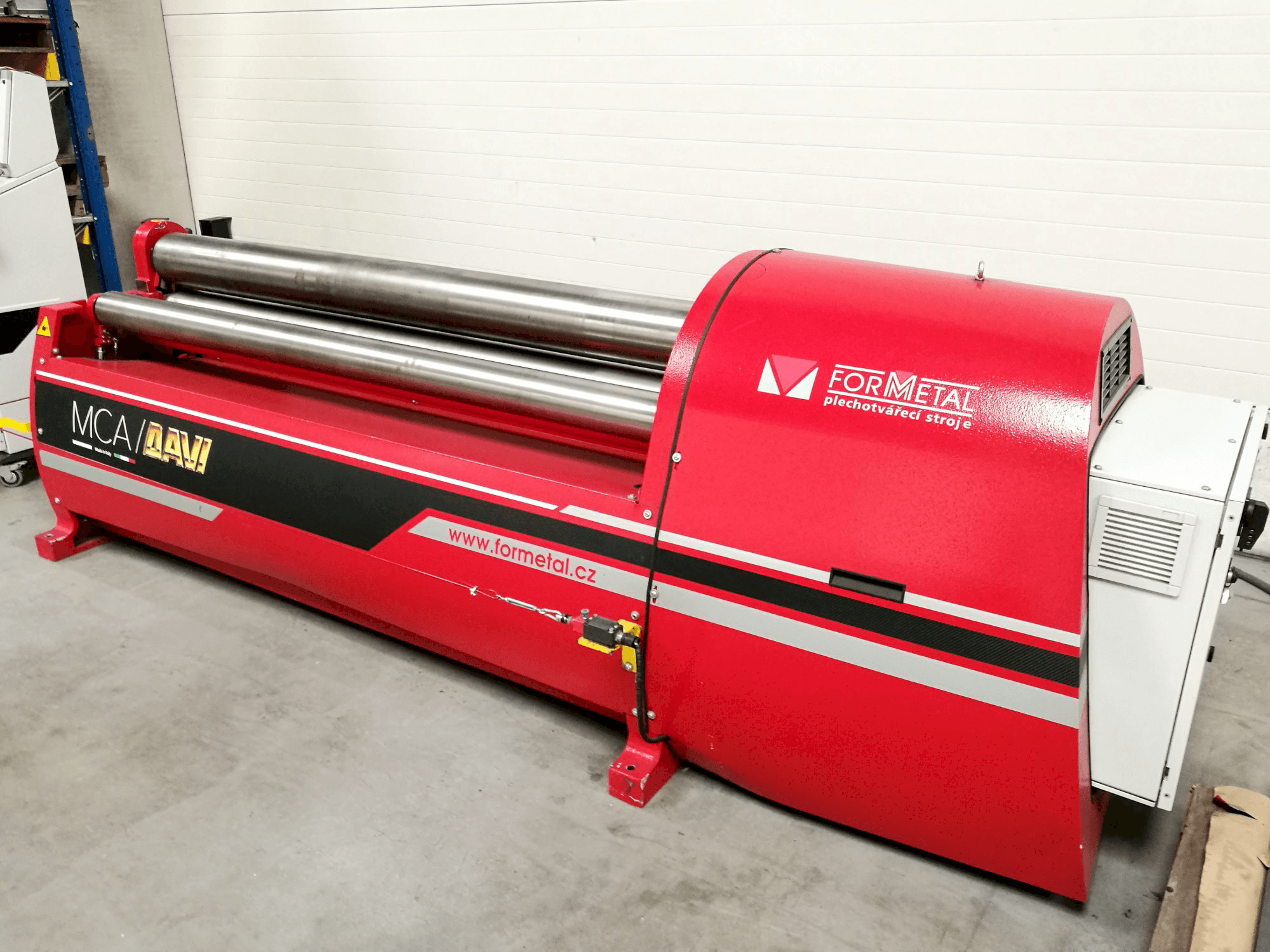 Davi-maskinen sedd från högerMCA 2017