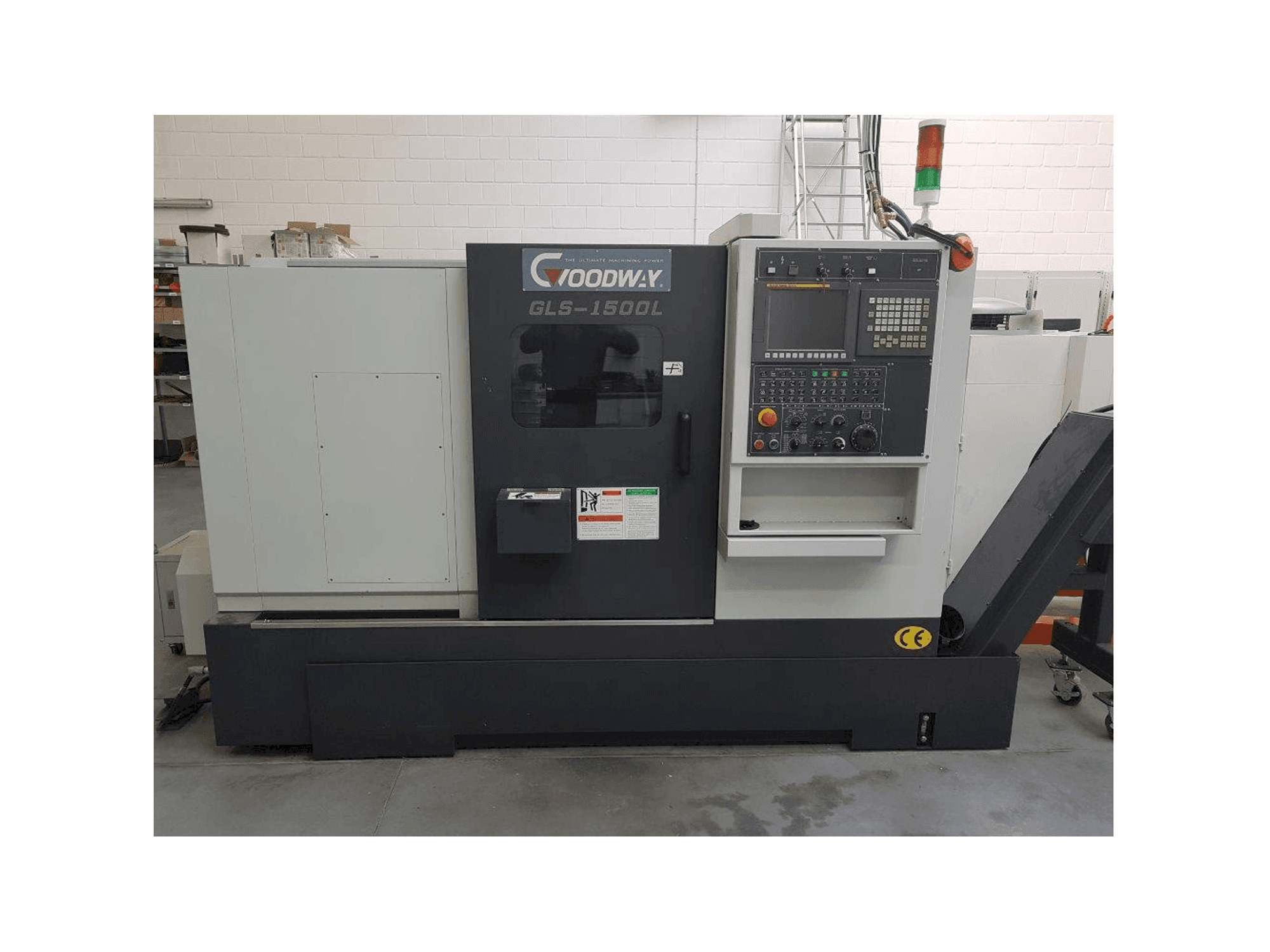 Goodway GLS-1500L-maskinen framifrån