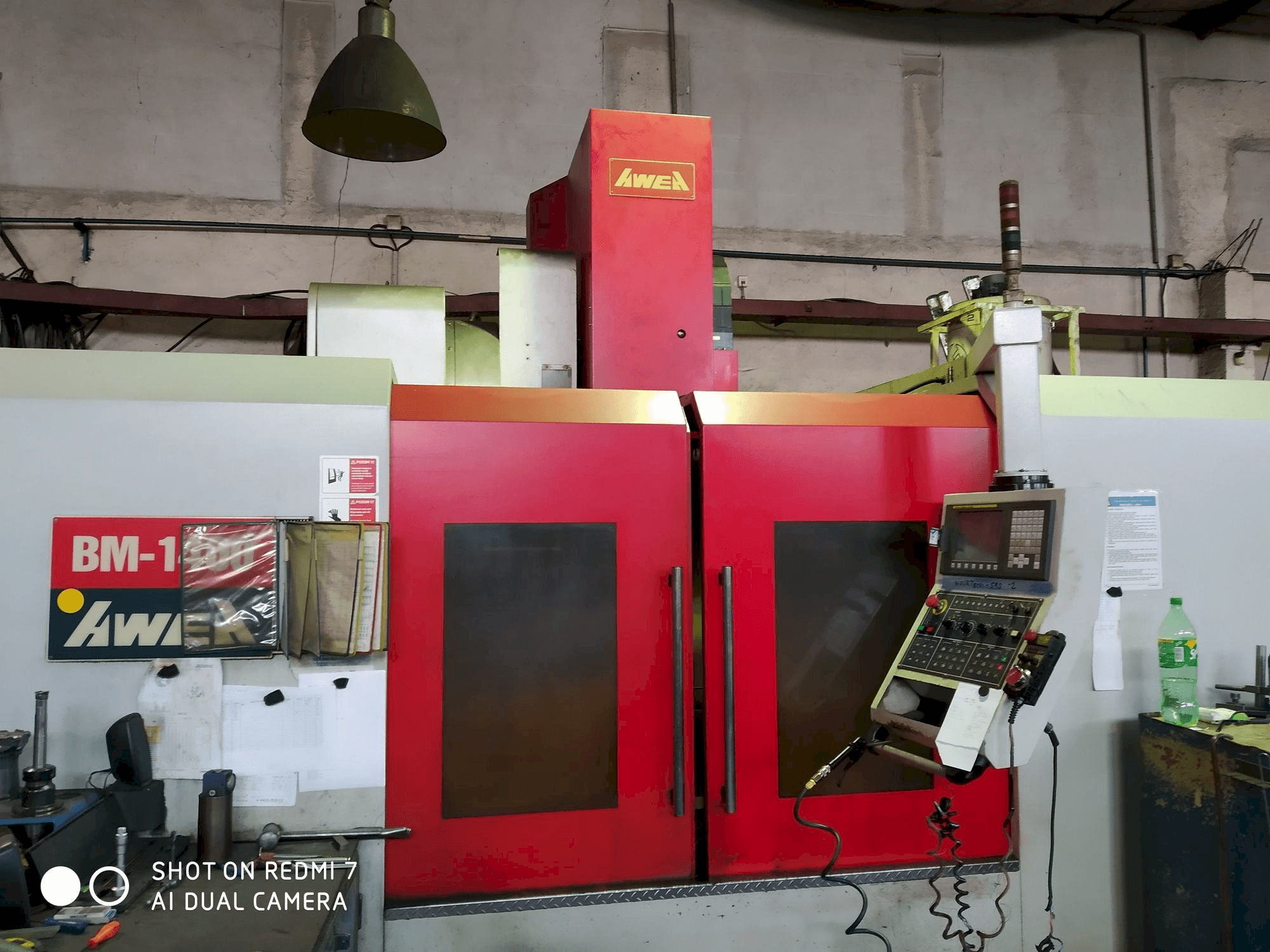 AWEA BM-1400-maskinen framifrån