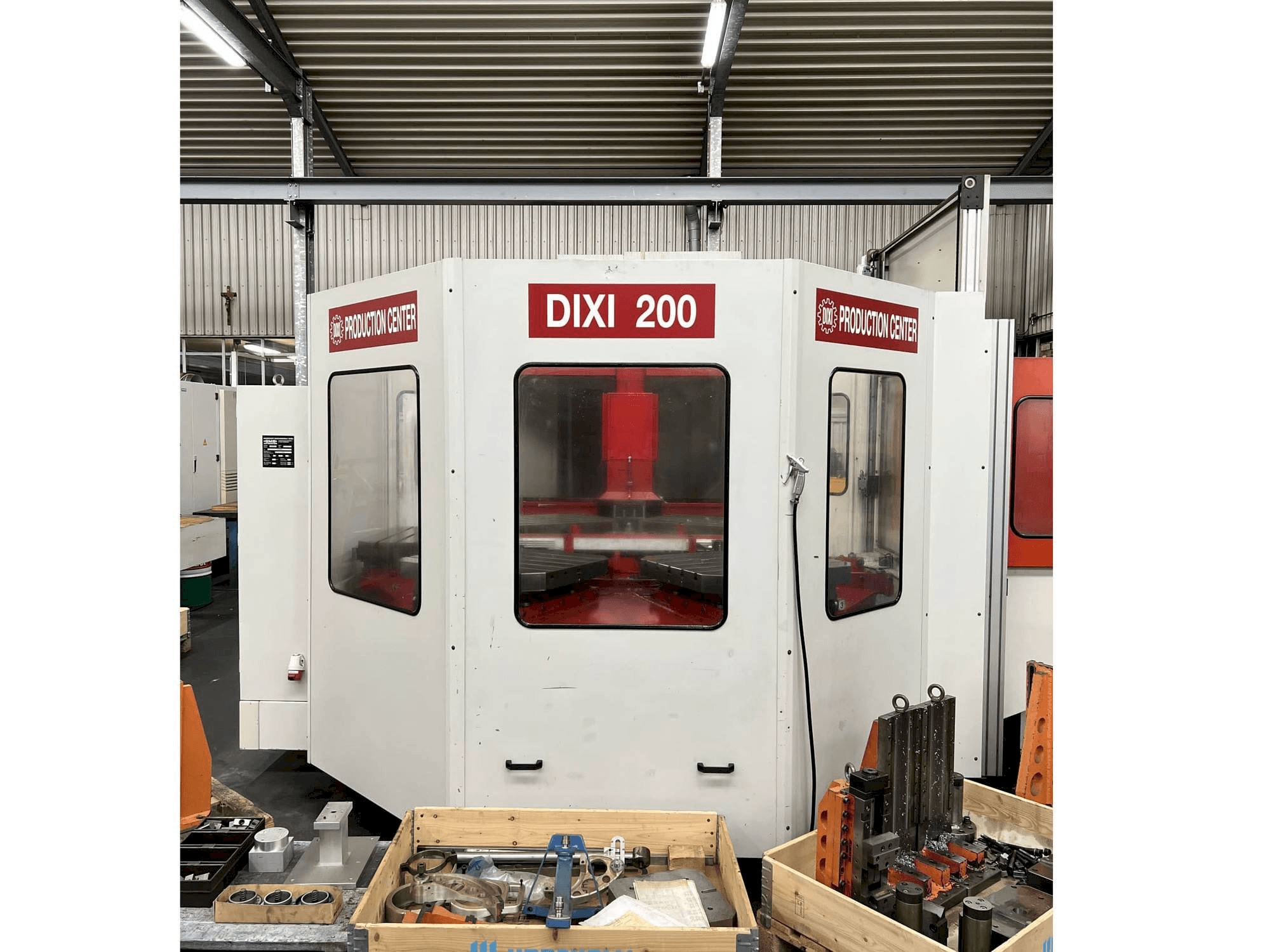 DIXI 200-maskinen framifrån