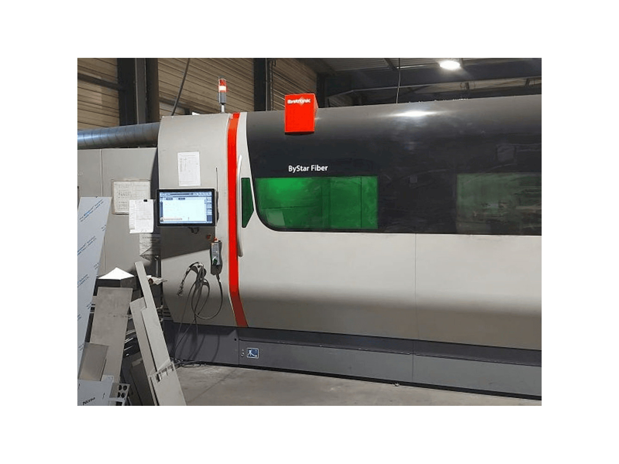 Bystronic Bystar fiber-maskinen framifrån