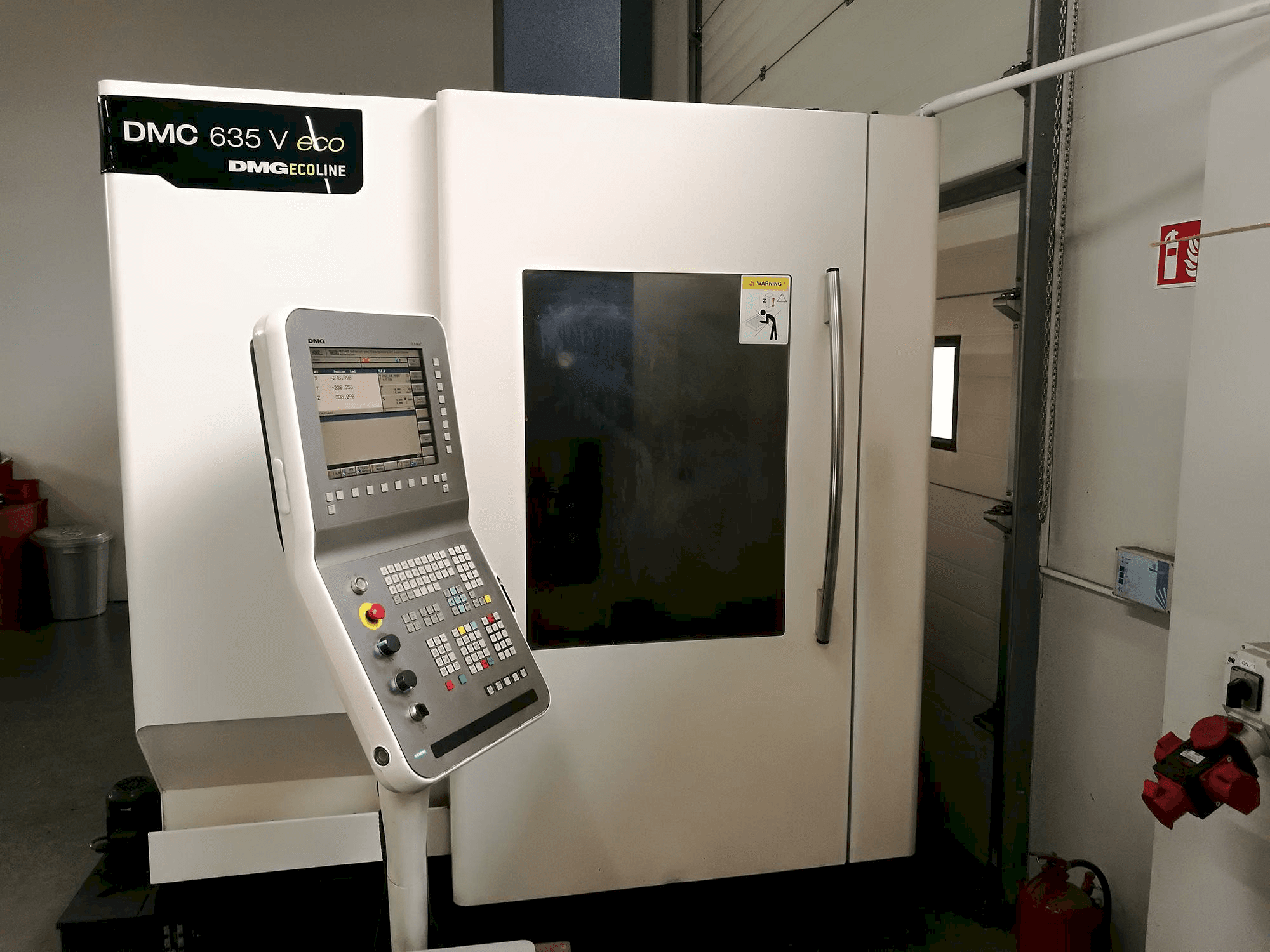 DMG DMC 635 V Eco-maskinen framifrån