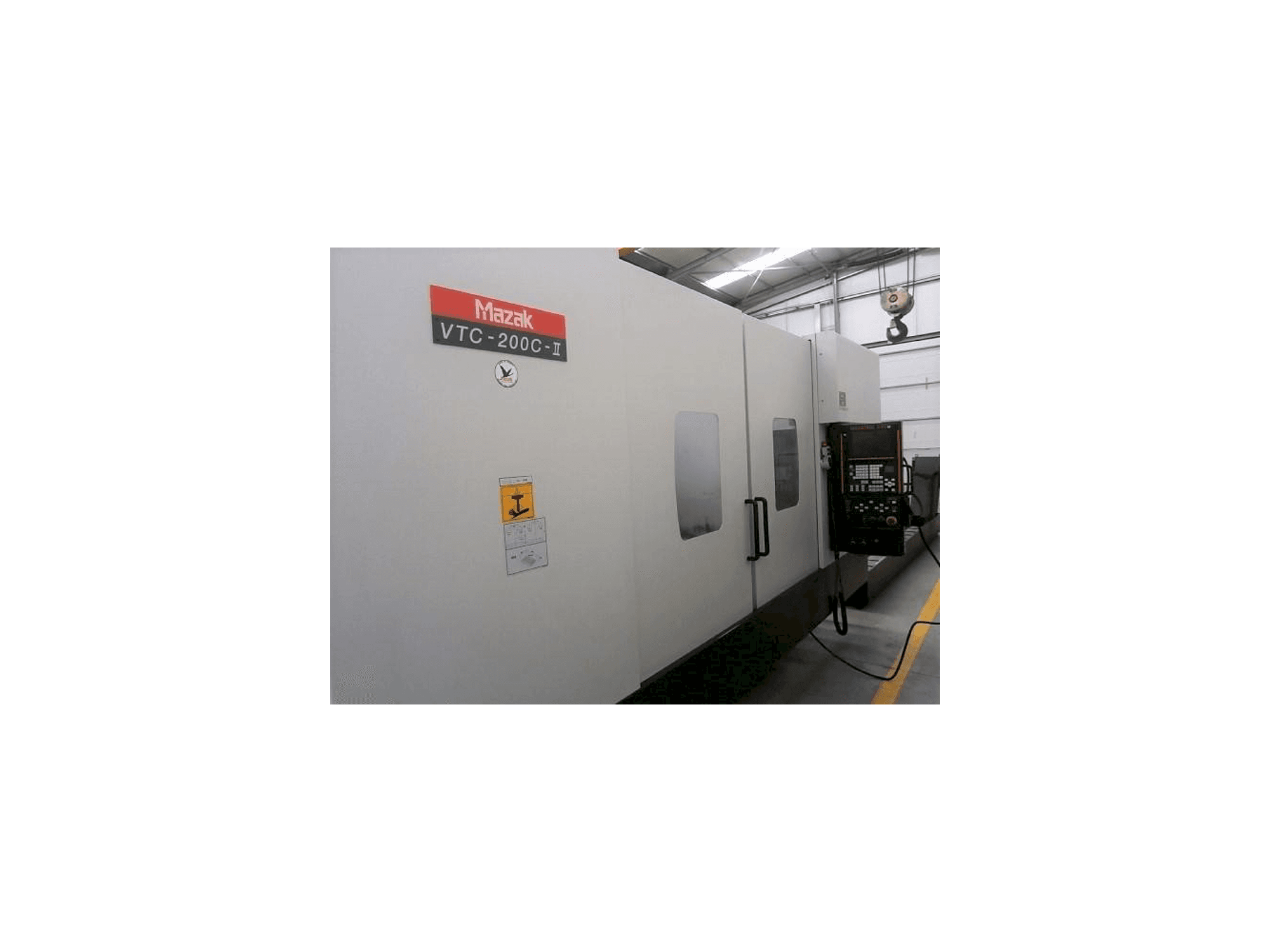 Mazak VTC-200C-maskinen framifrån