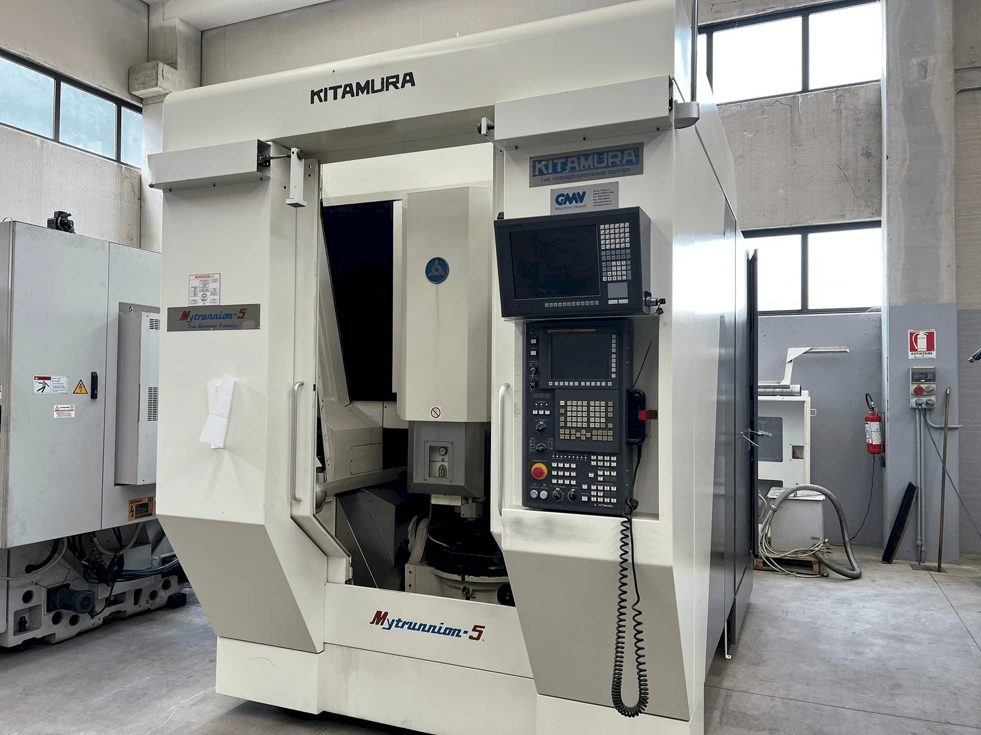 Kitamura Mytrunnion 5-maskinen framifrån
