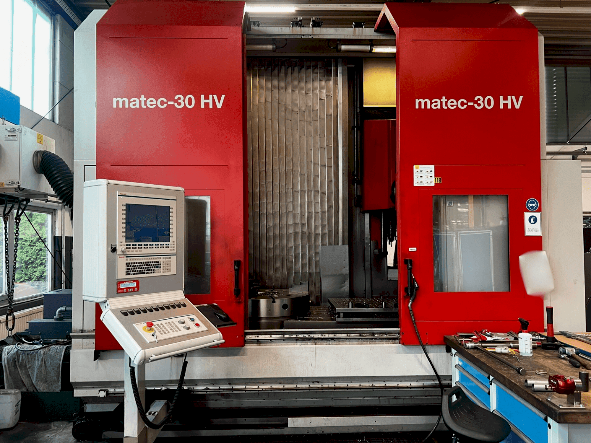 Matec 30 HV-maskinen framifrån