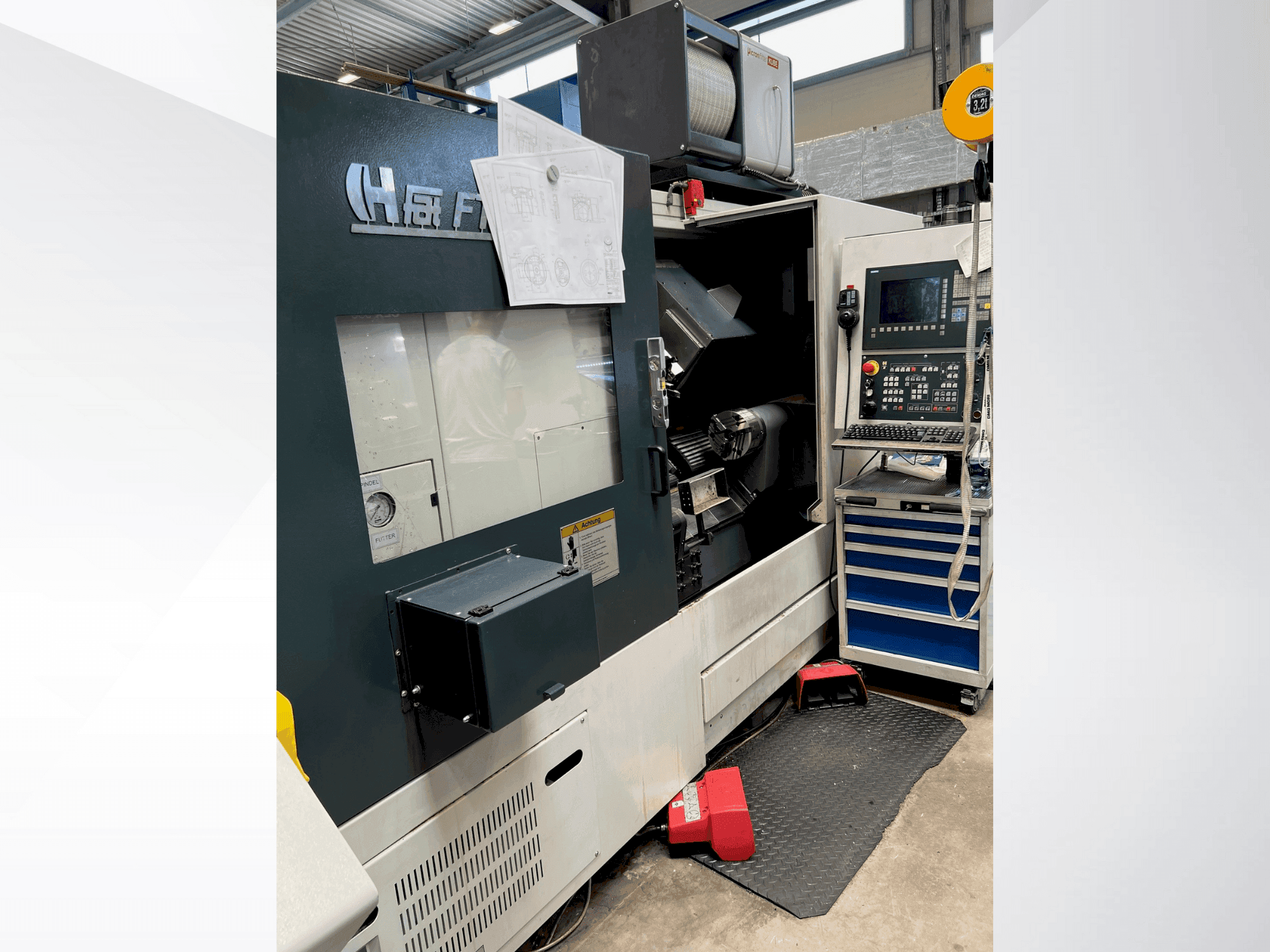 FAT FTM 165-maskinen framifrån