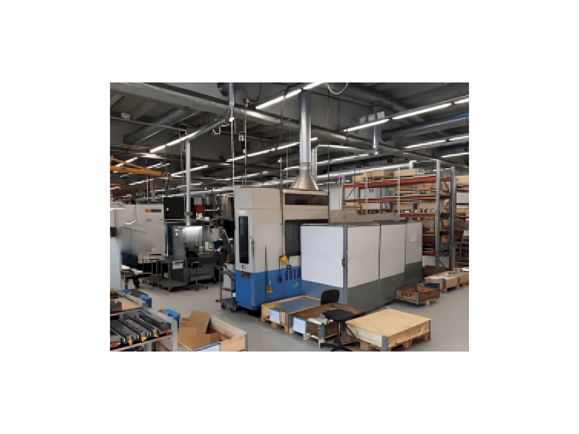 Mazak H-500-maskinen framifrån