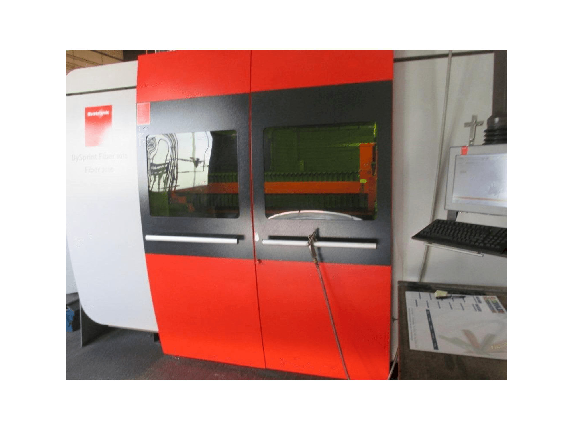 Bystronic BySprint Fiber 3015-maskinen framifrån