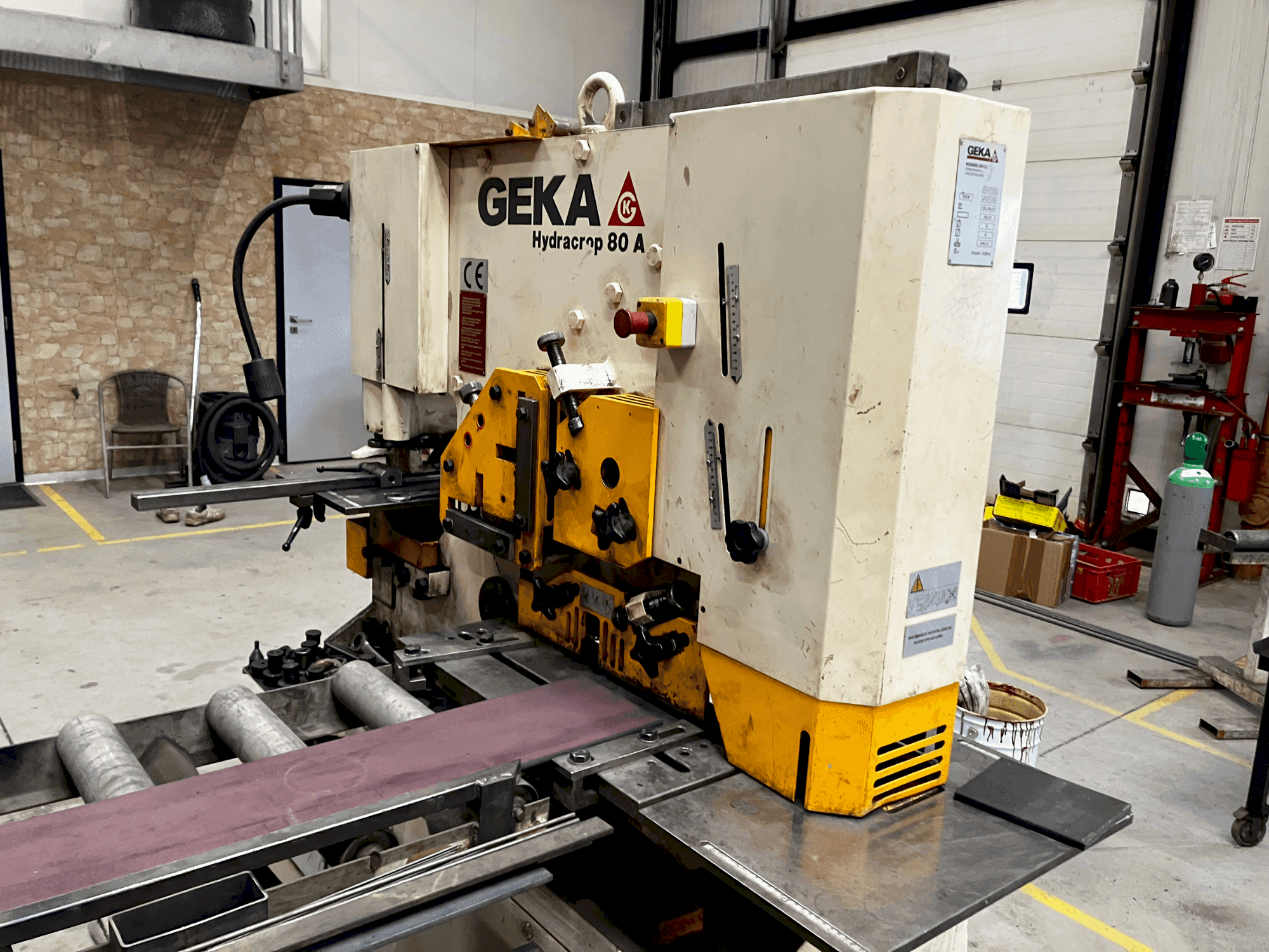 GEKA Hydracrop 80A-maskinen framifrån