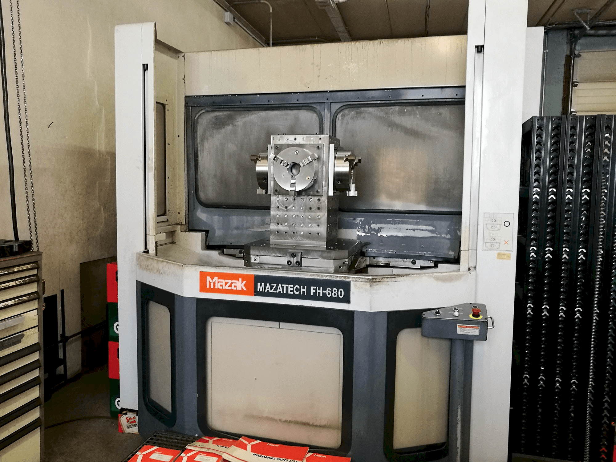 Mazak Mazatech FH-680-maskinen framifrån