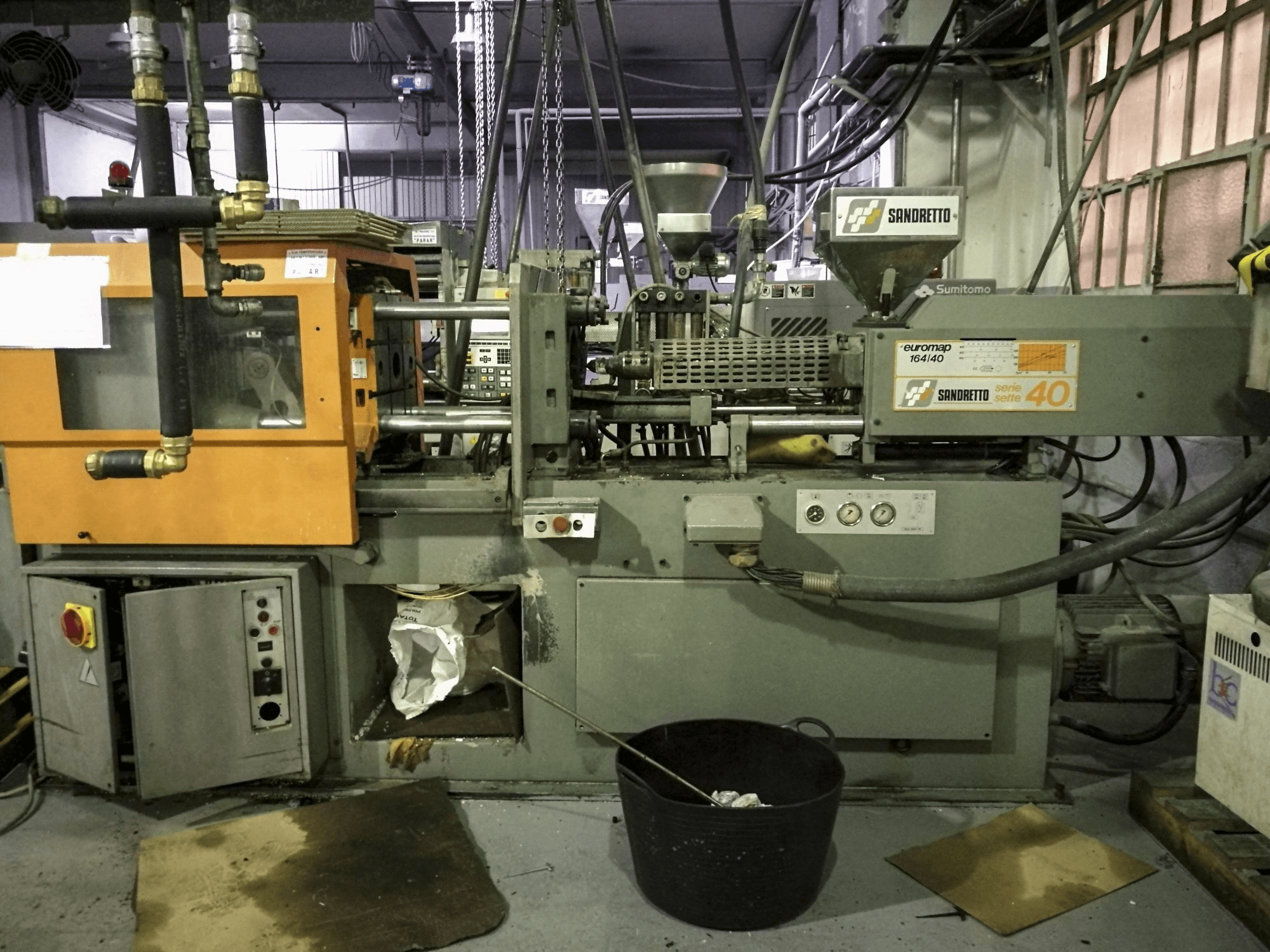 SANDRETTO-maskinen framifrånS.7.40