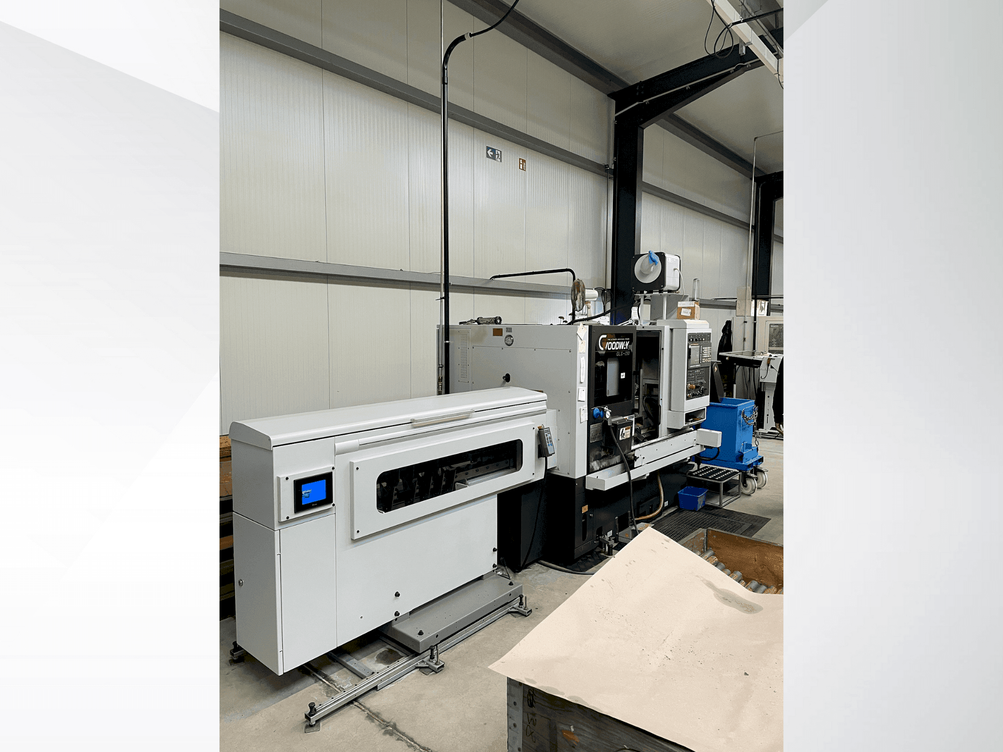 Goodway GLS-150-maskinen framifrån