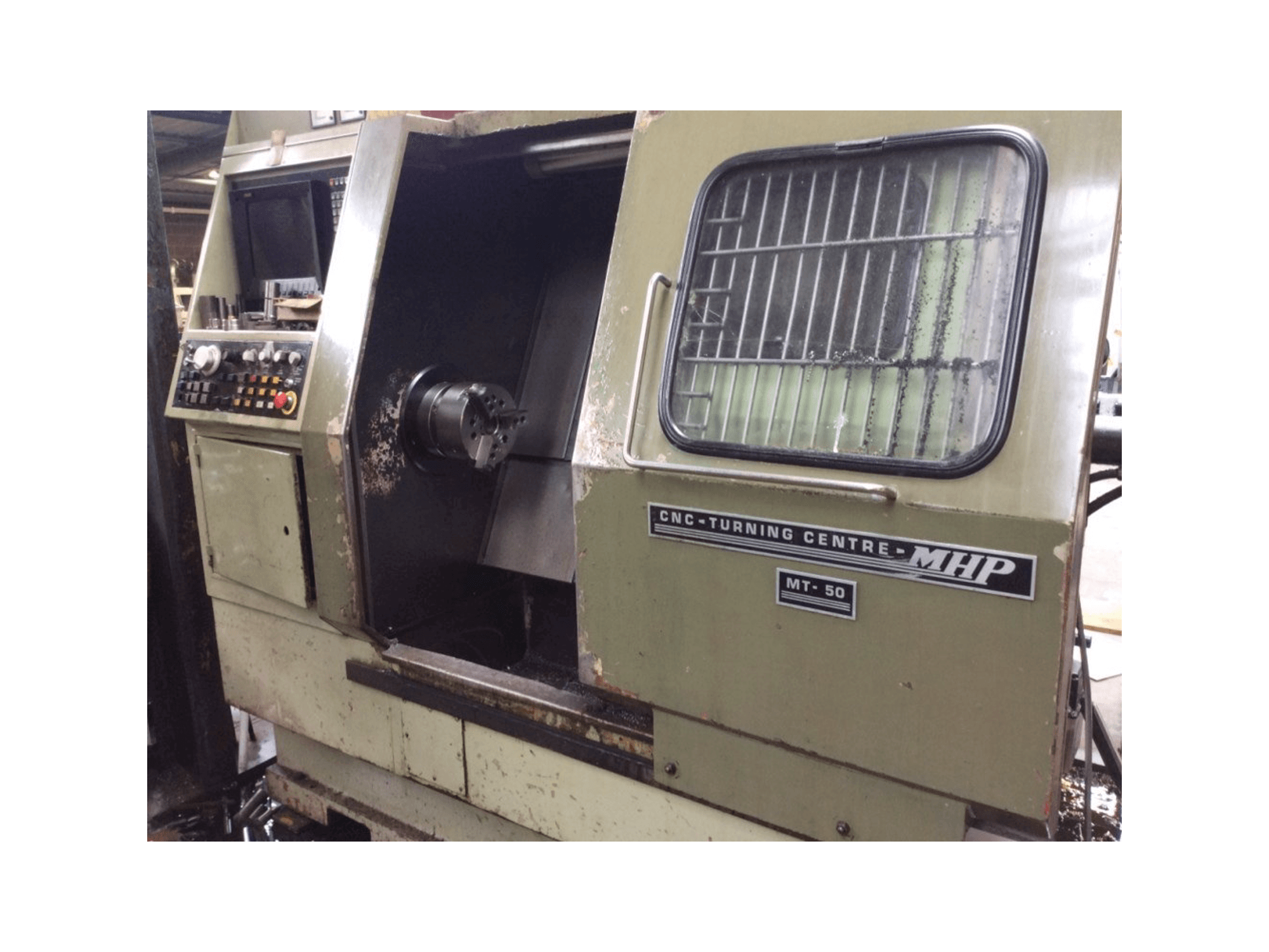 MHP MT-50-maskinen framifrån