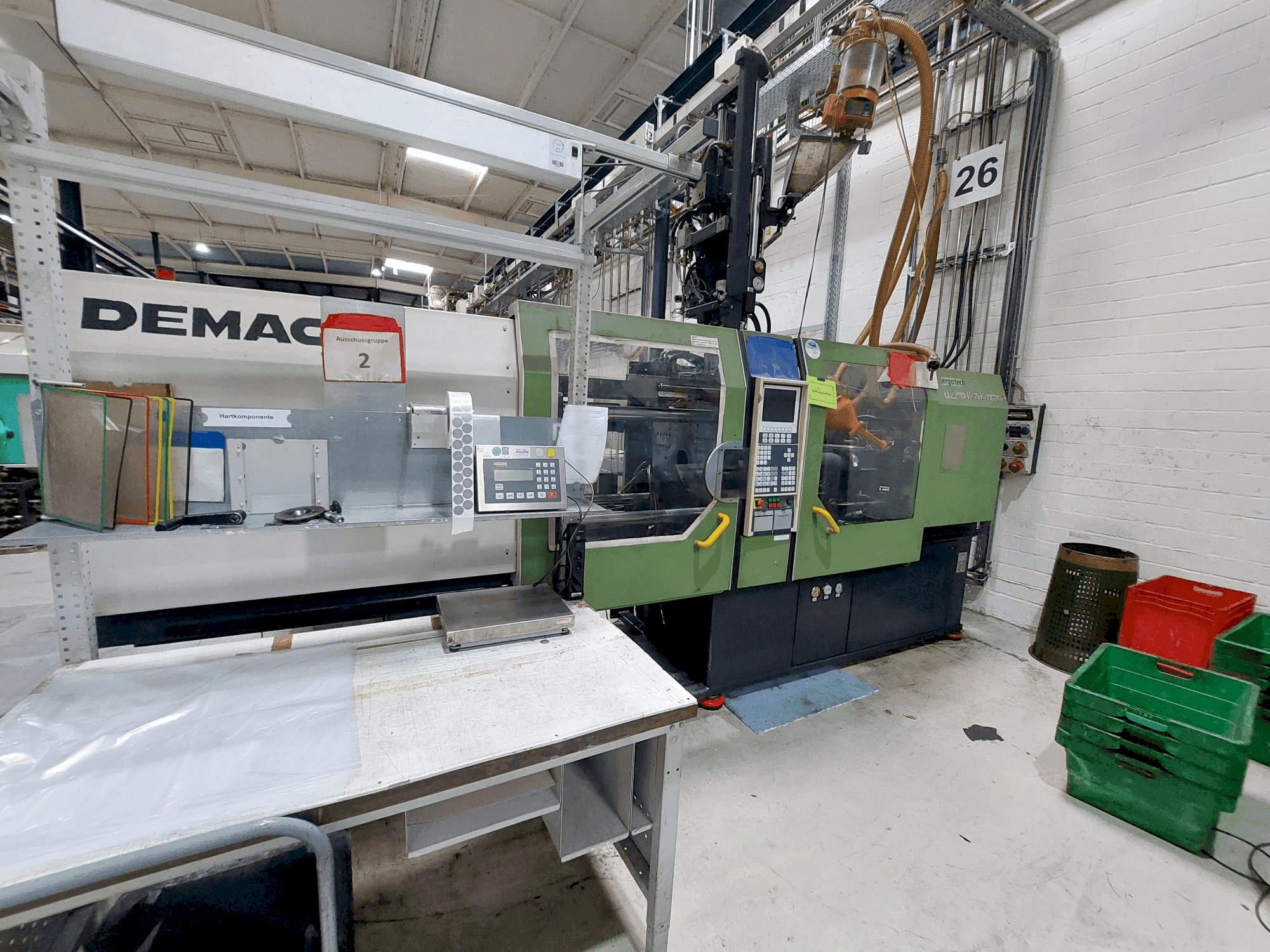 DEMAG D110-310H/120V-maskinen framifrån