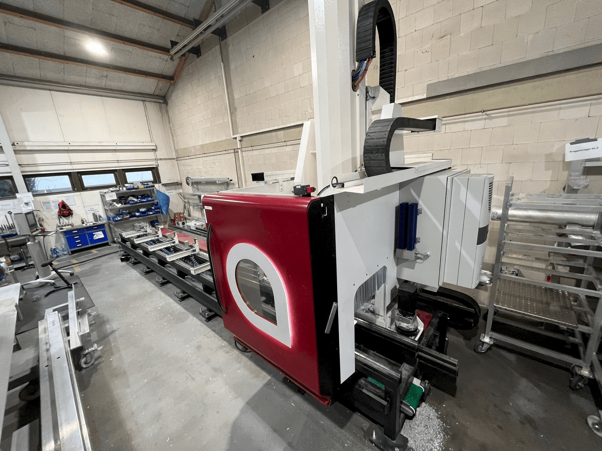 Austen AX 607-maskinen framifrån