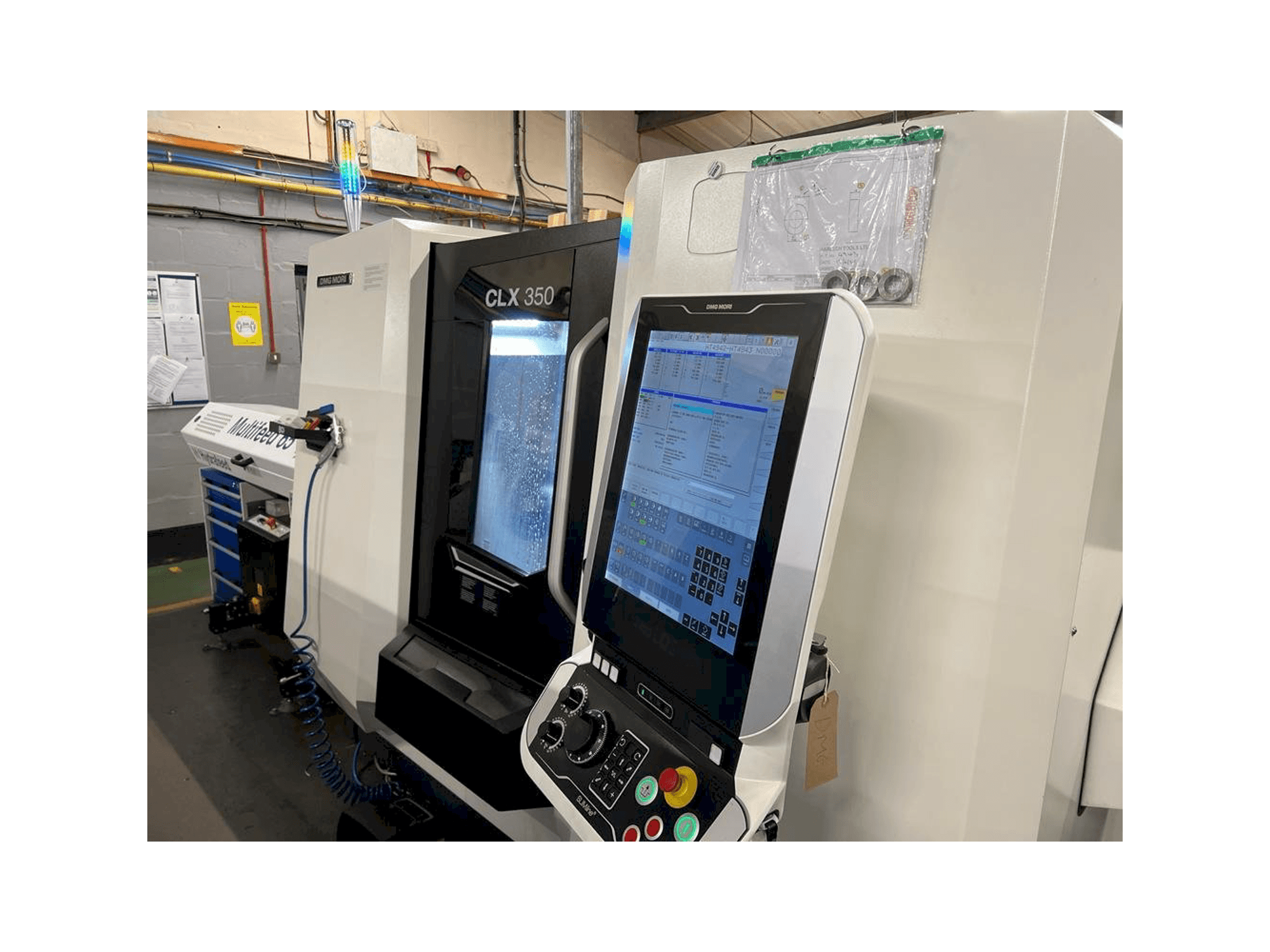 DMG MORI CLX 350-maskinen framifrån
