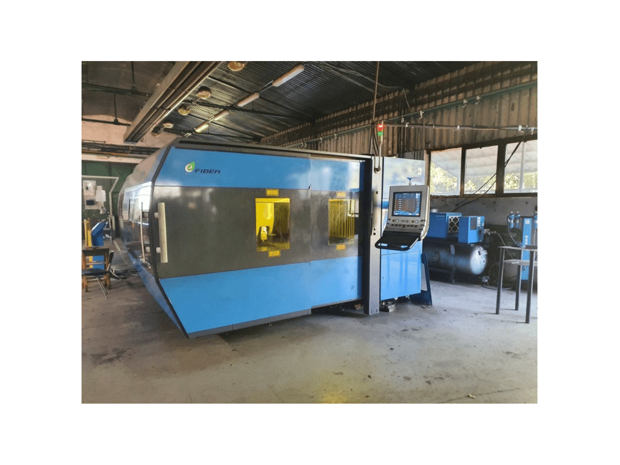 Prima Power Platino Fiber-maskinen framifrån