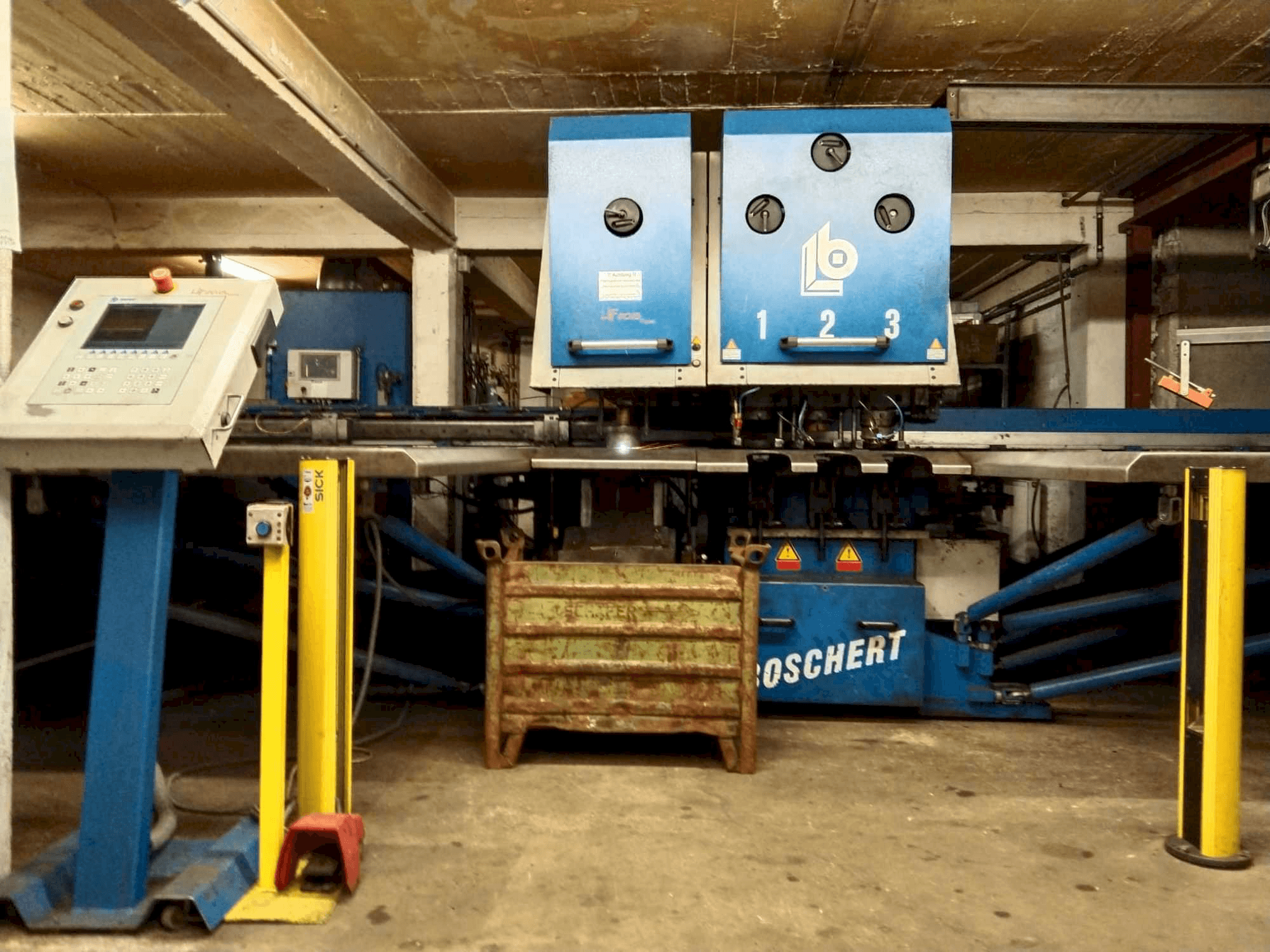 Boschert Tri Combicut plasma-maskinen framifrån