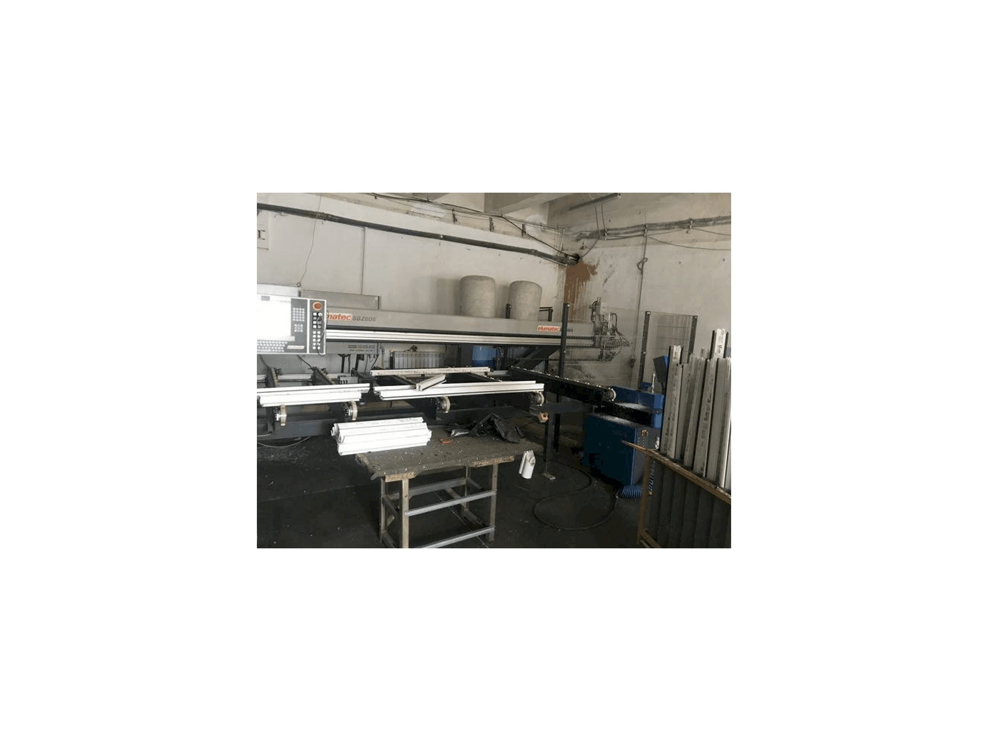 Elumatec SBZ 608-maskinen framifrån