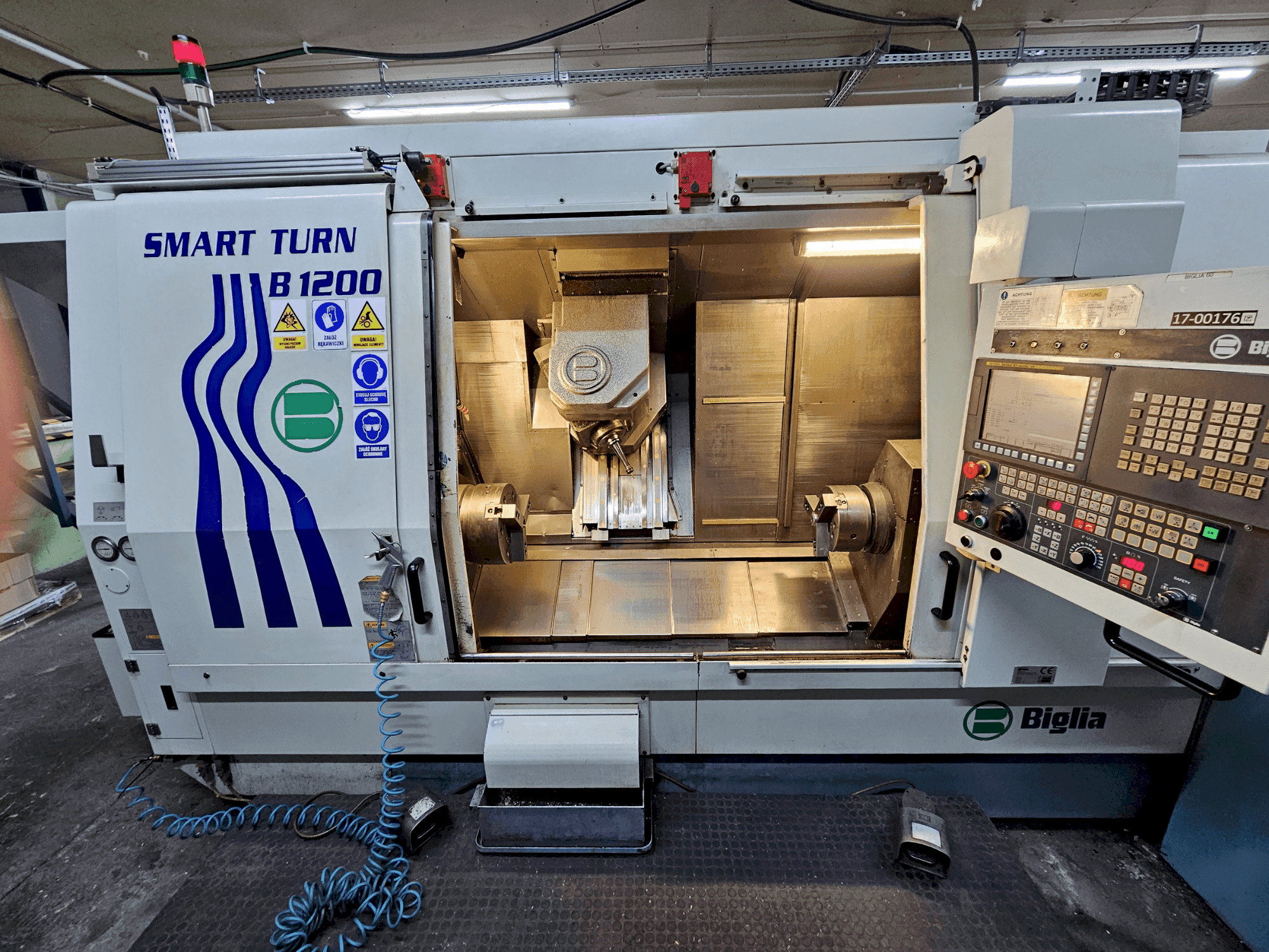Biglia Smart Turn 1200-maskinen framifrån