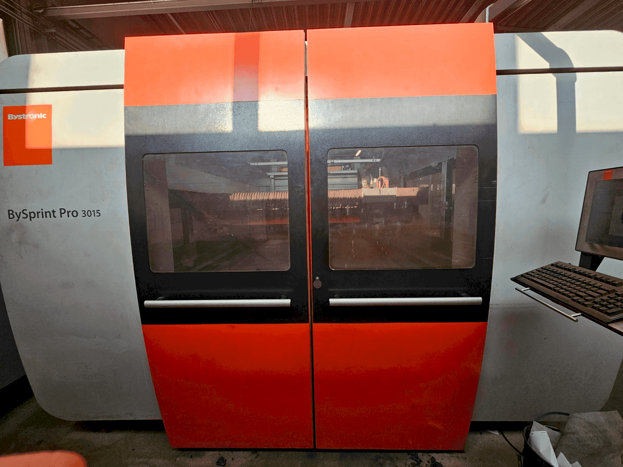 Bystronic Bysprint Pro 3015-maskinen framifrån