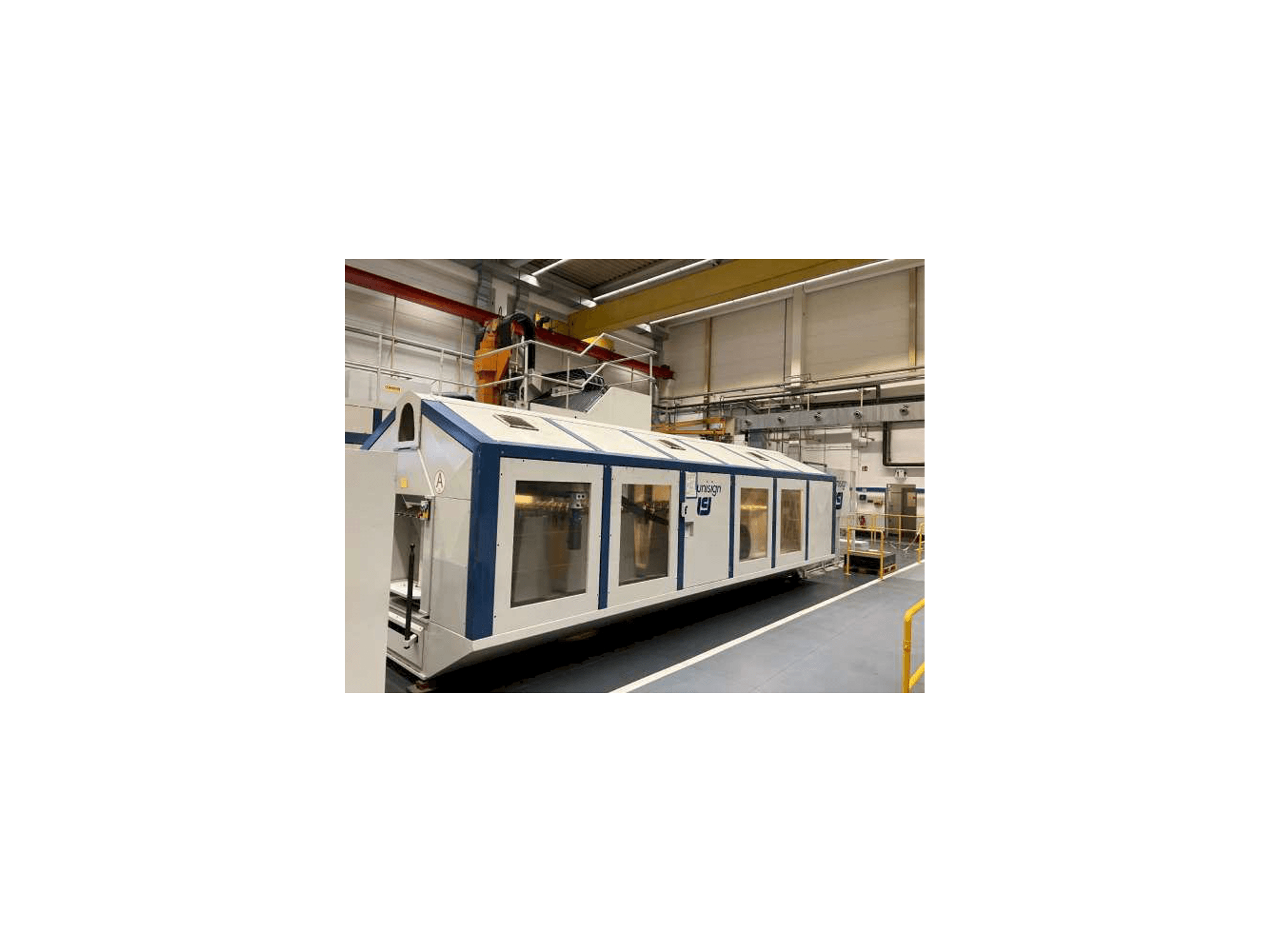 Unisign UNICOM 8-maskinen framifrån