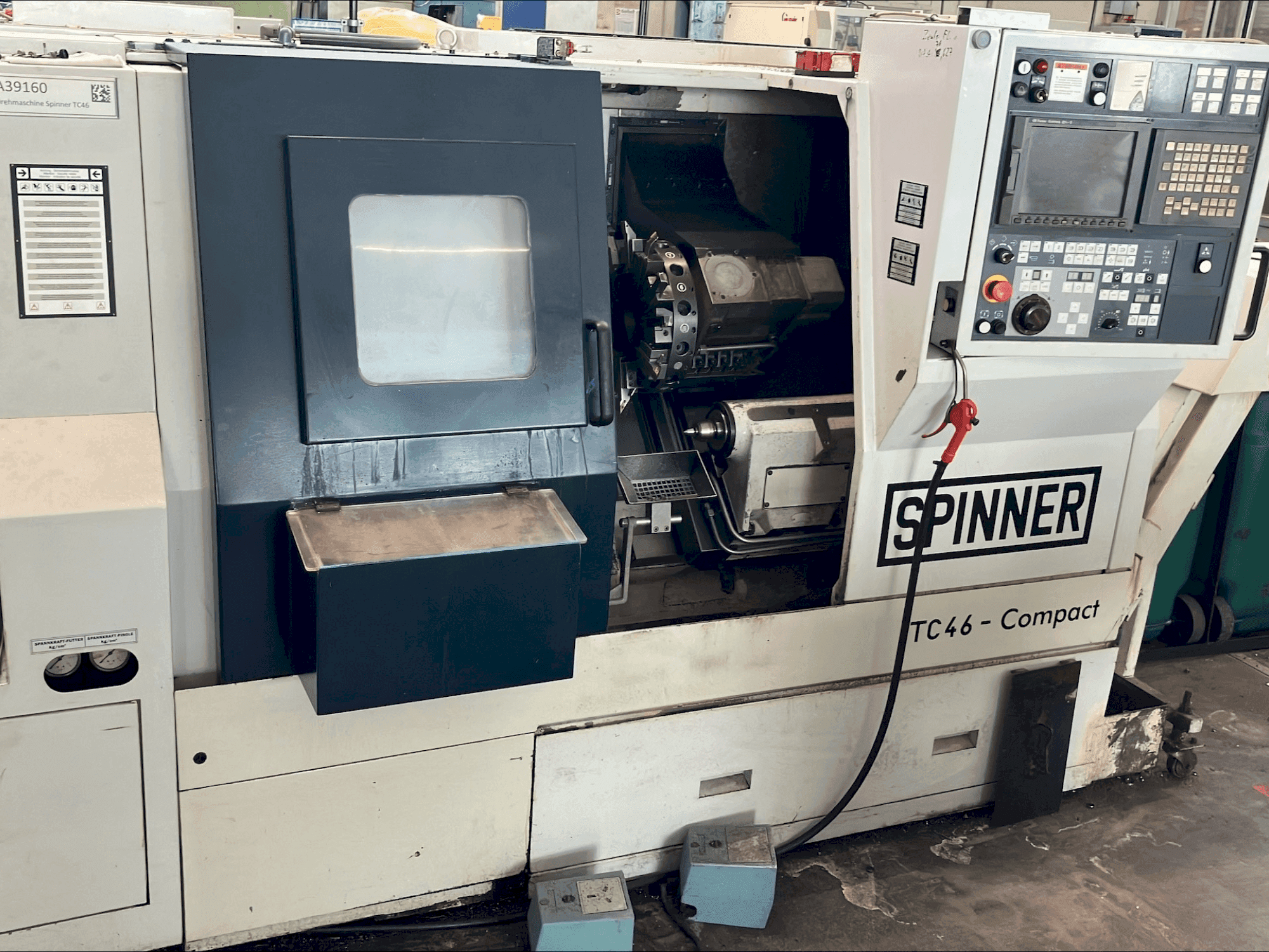 SPINNER TC46-COMPACT-maskinen framifrån