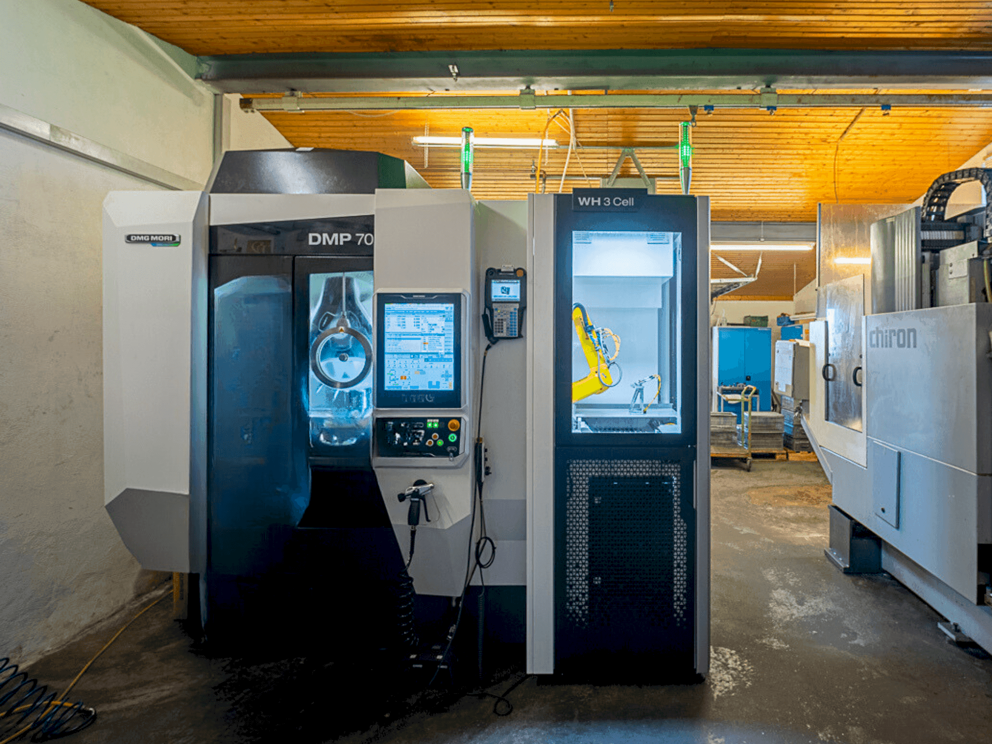 DMG MORI DMP 70 with WH3-maskinen framifrån