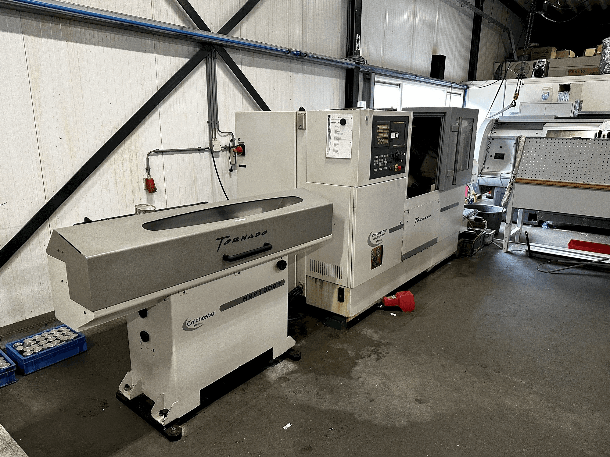 Colchester Tornado T2-maskinen framifrån