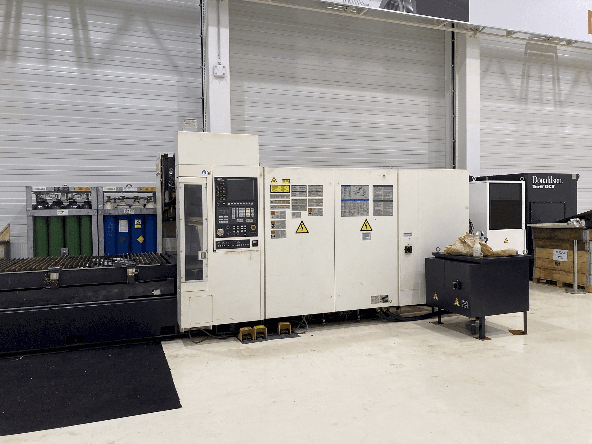 Mazak Super Turbo-X 510 MK III RTC-maskinen framifrån