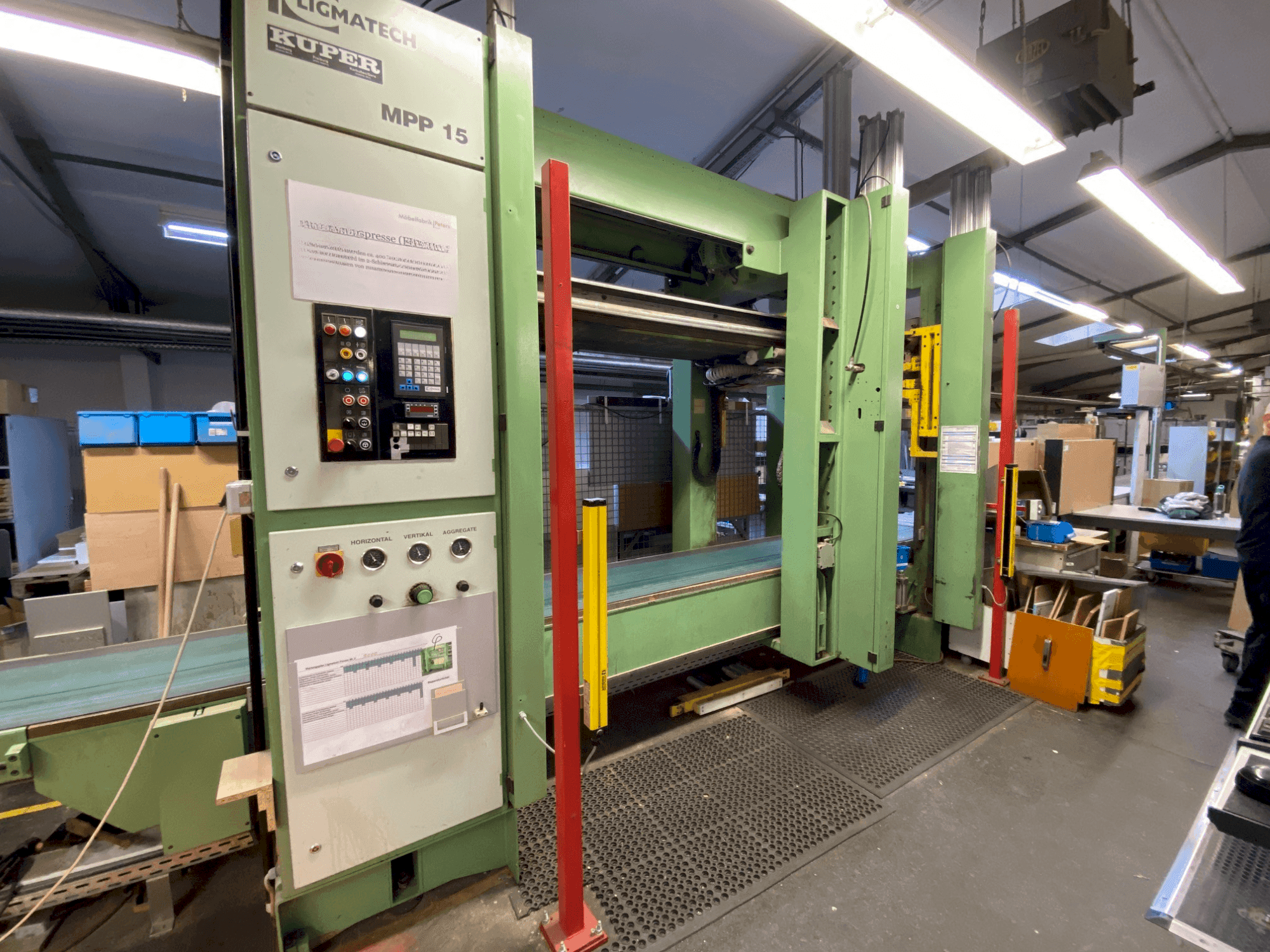 LIGMATECH MPP 15-maskinen framifrån