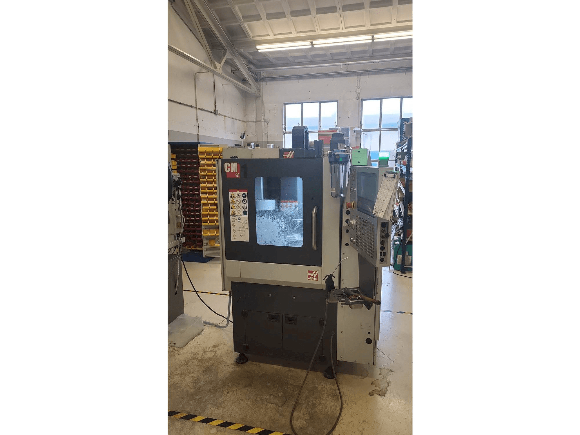 HAAS CM-1-maskinen framifrån