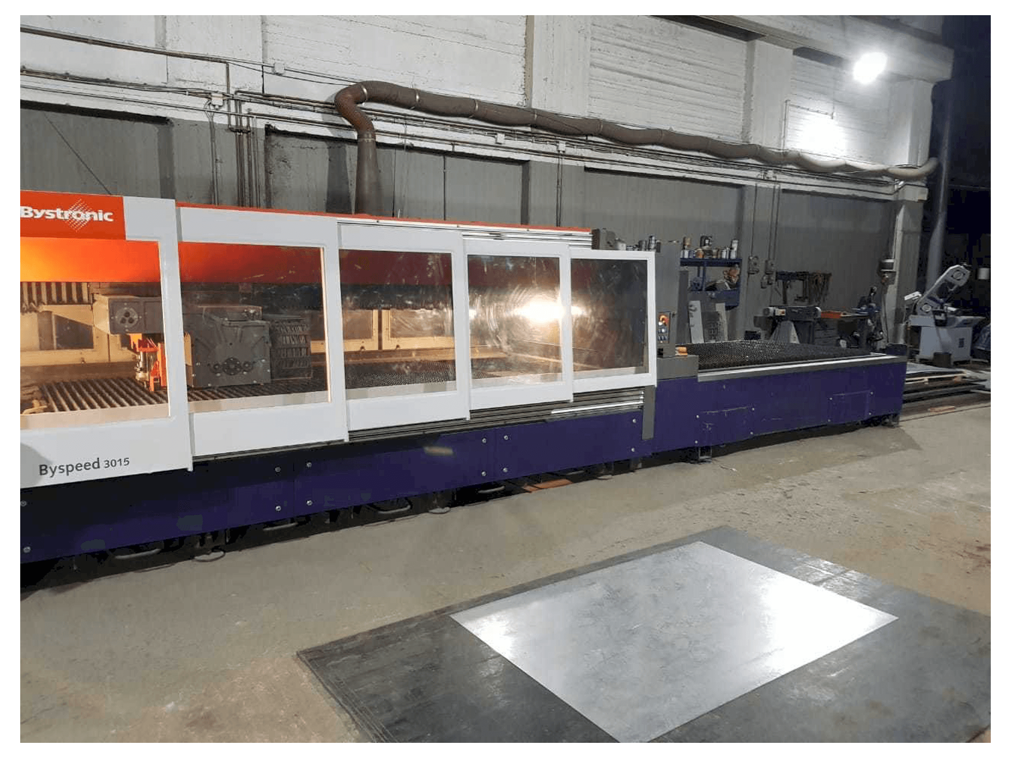 Bystronic BySpeed 3015-maskinen framifrån