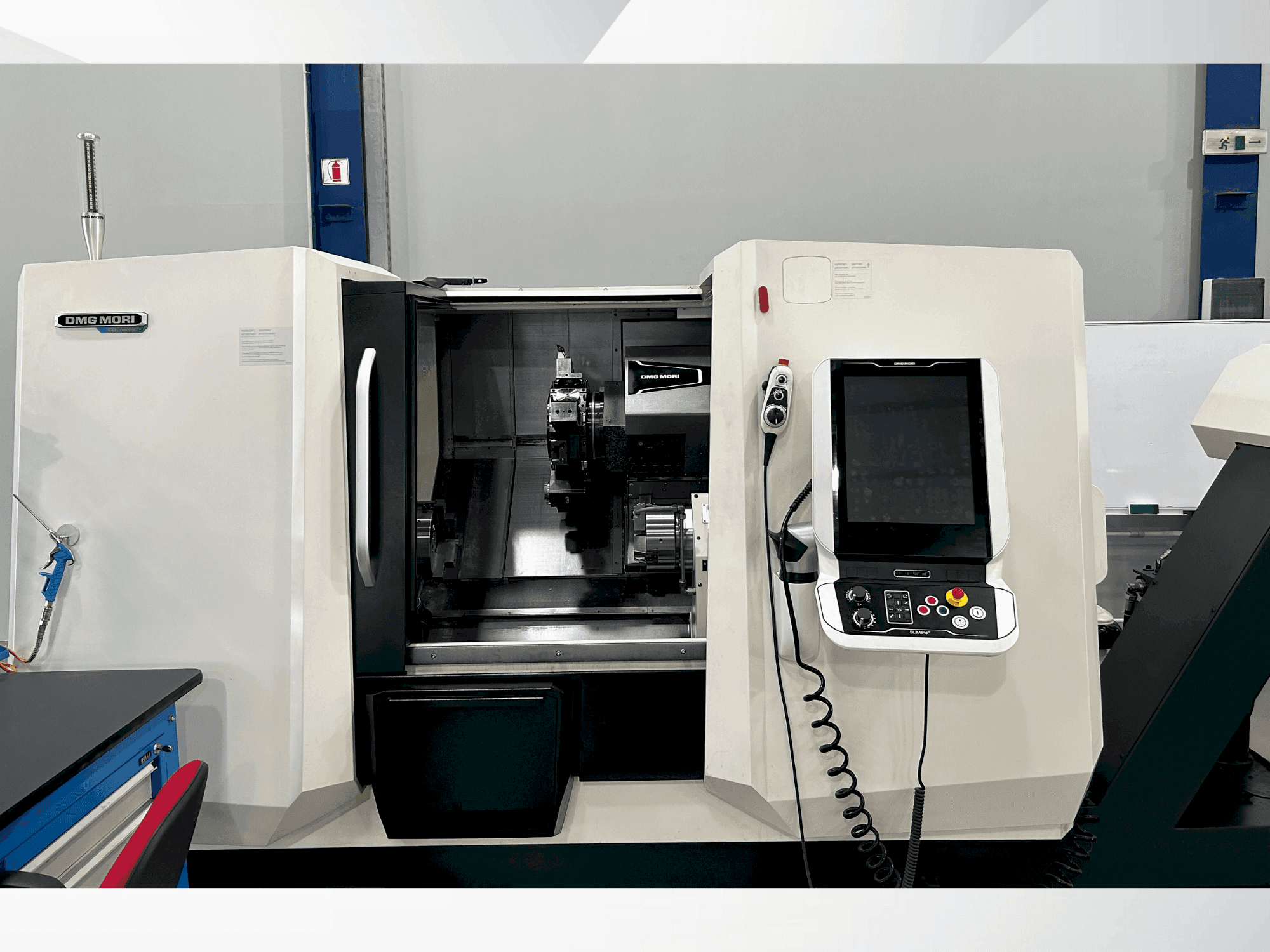 DMG MORI CLX 450 V6-maskinen framifrån