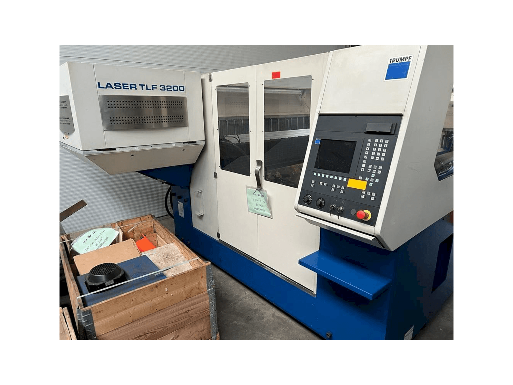 Trumpf Trumatic L3030-maskinen framifrån