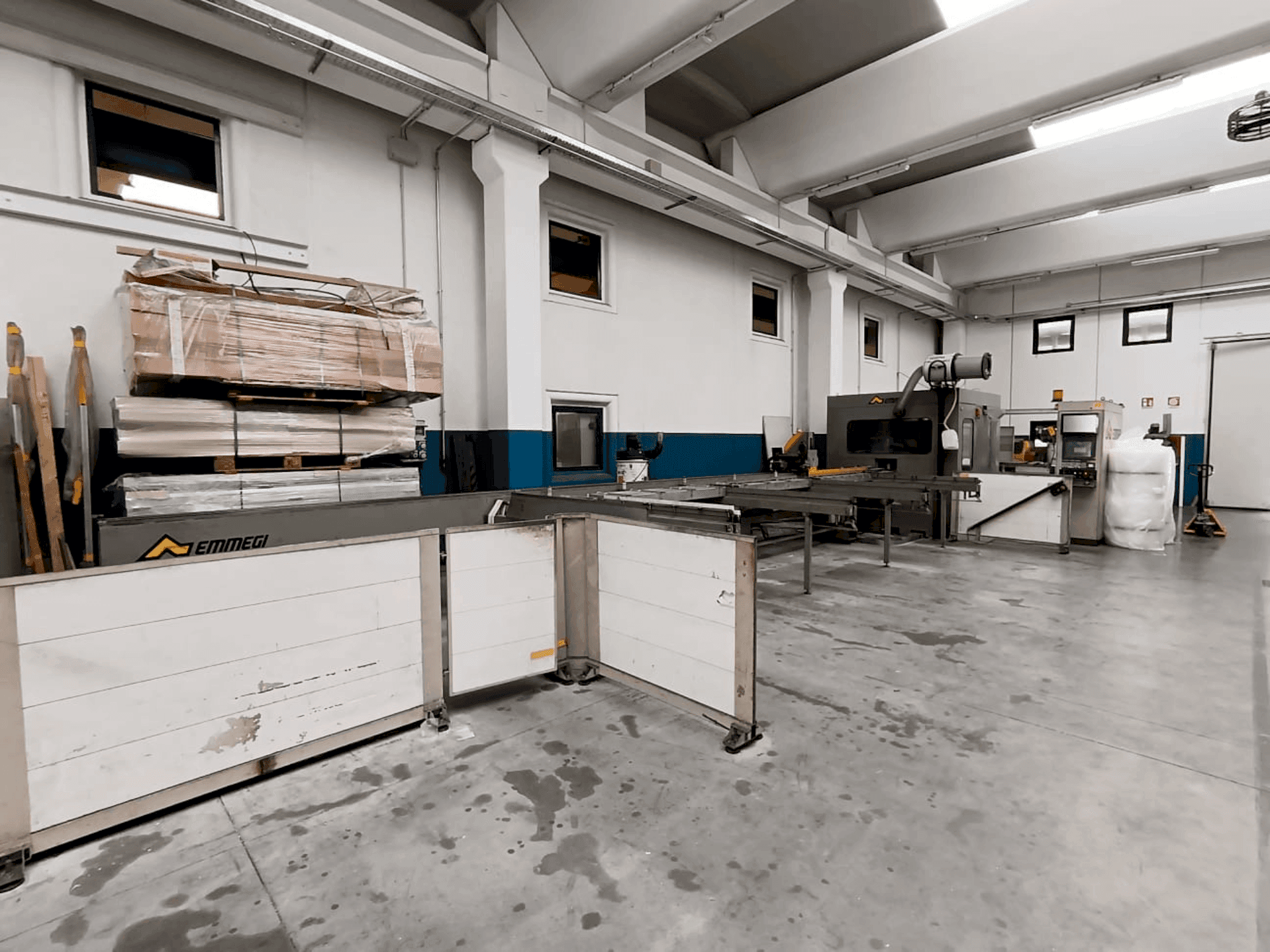 Emmegi Quadra-maskinen framifrån