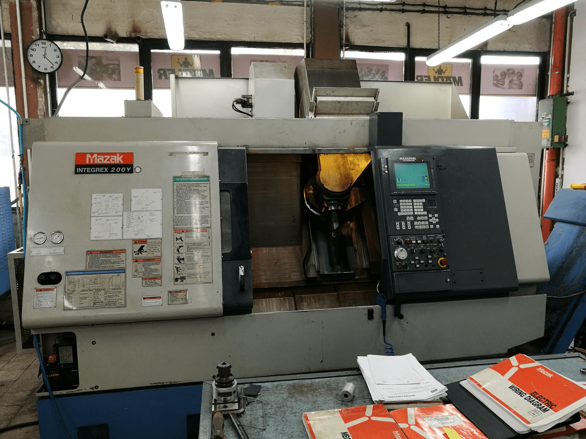 Mazak-maskinen framifrånINTEGREX 200Y