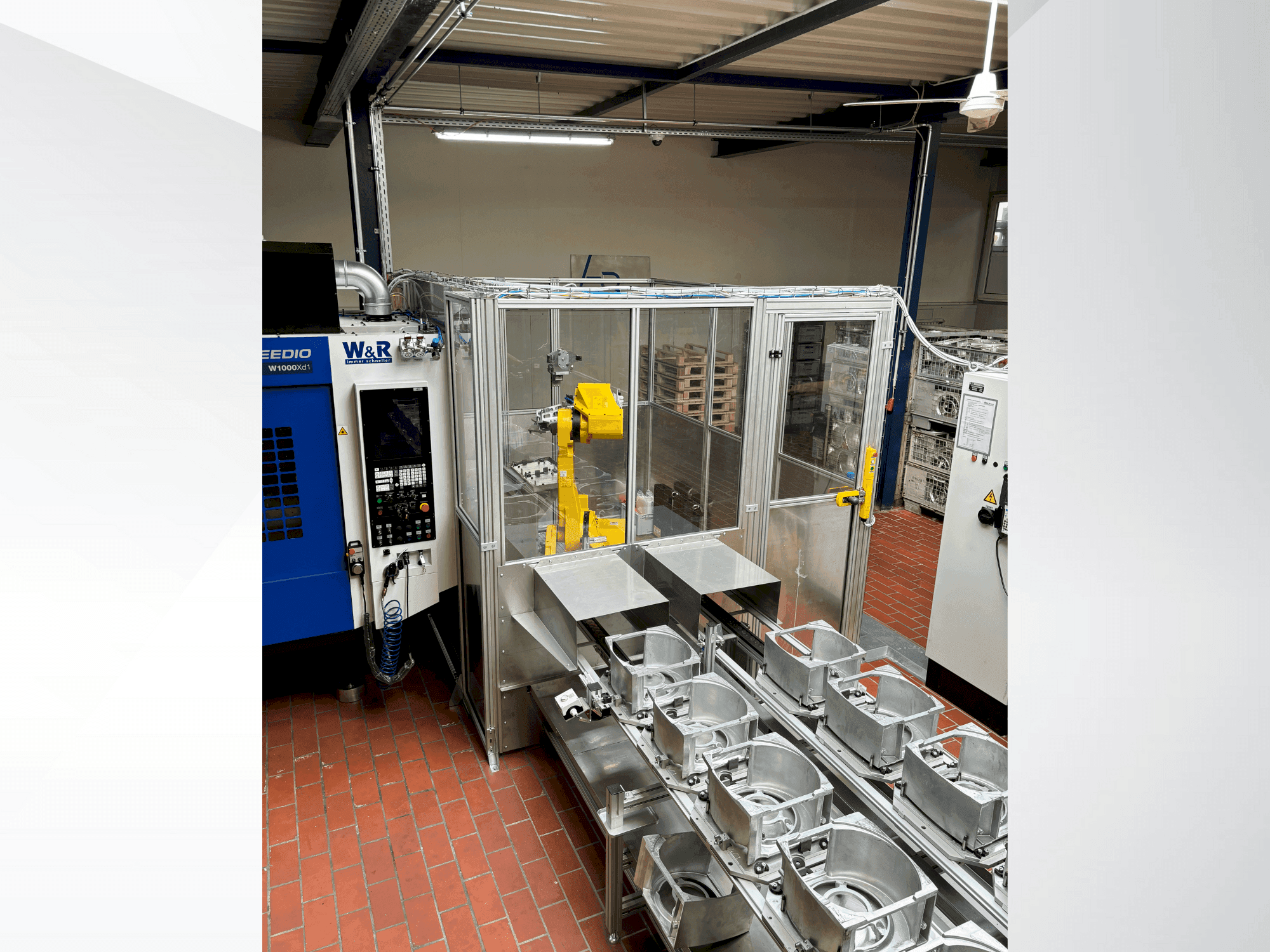 FANUC M710 iC 70-maskinen framifrån