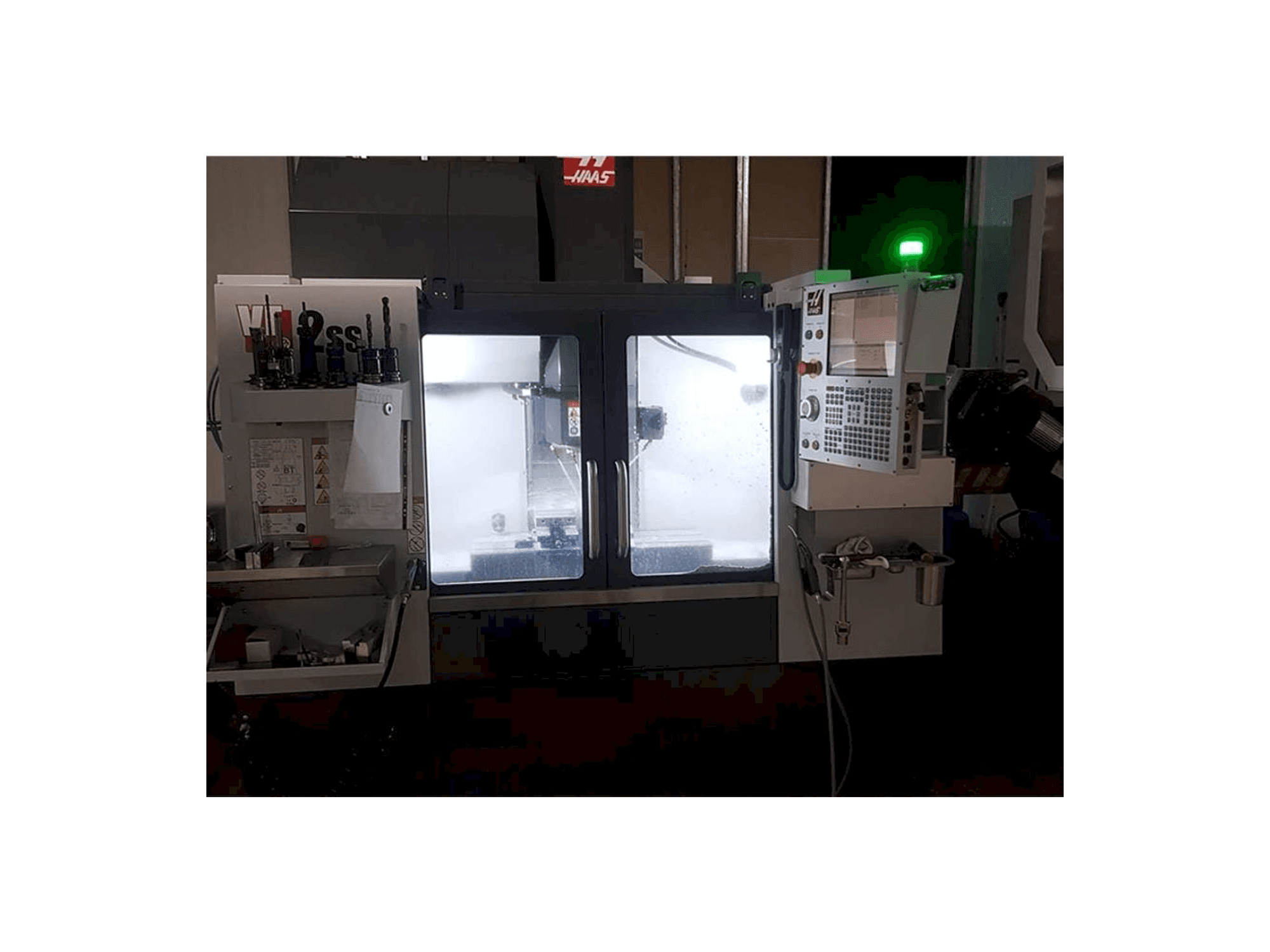 HAAS VF-2SS-maskinen framifrån