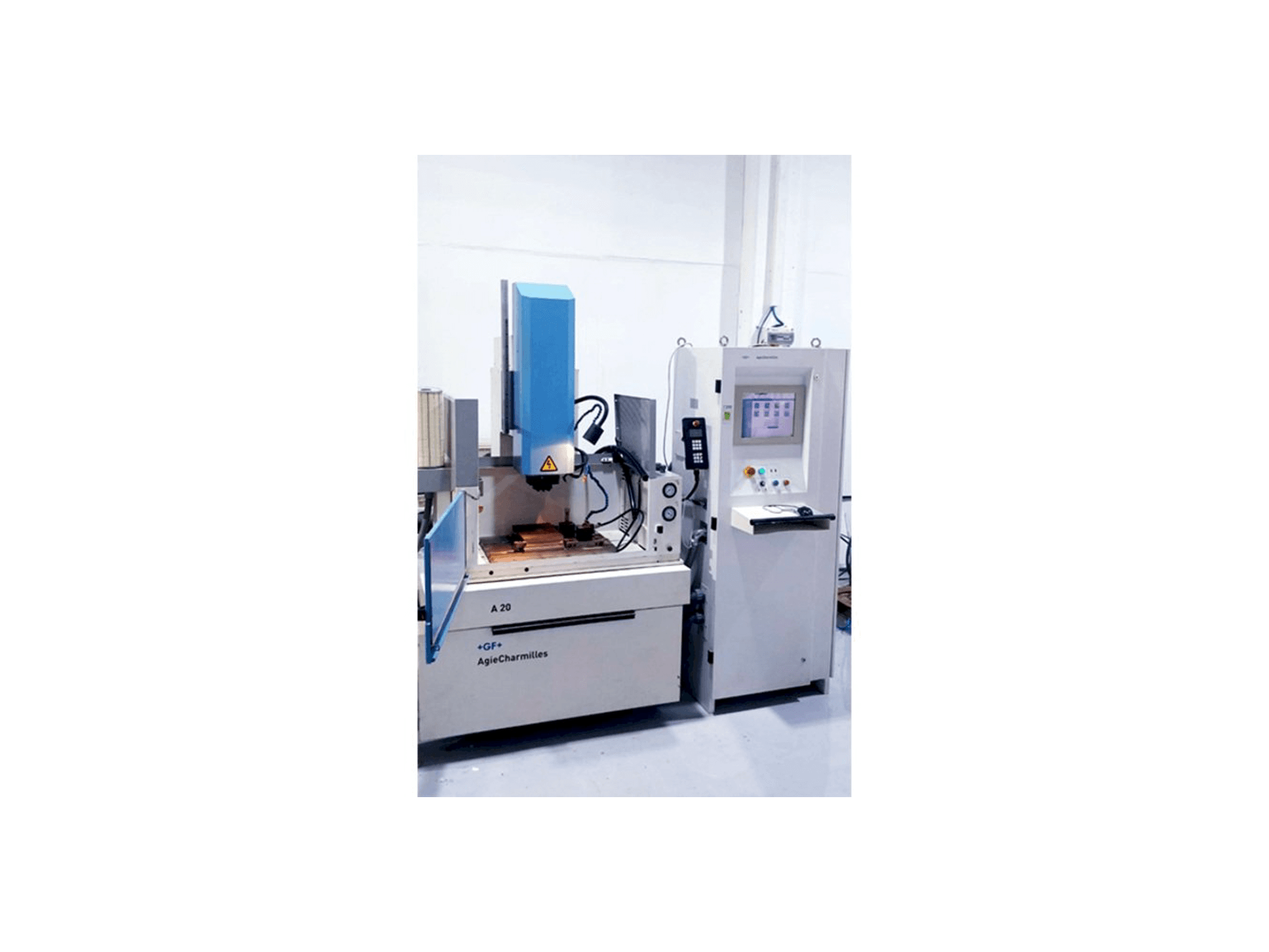 AgieCharmilles SA20-maskinen framifrån