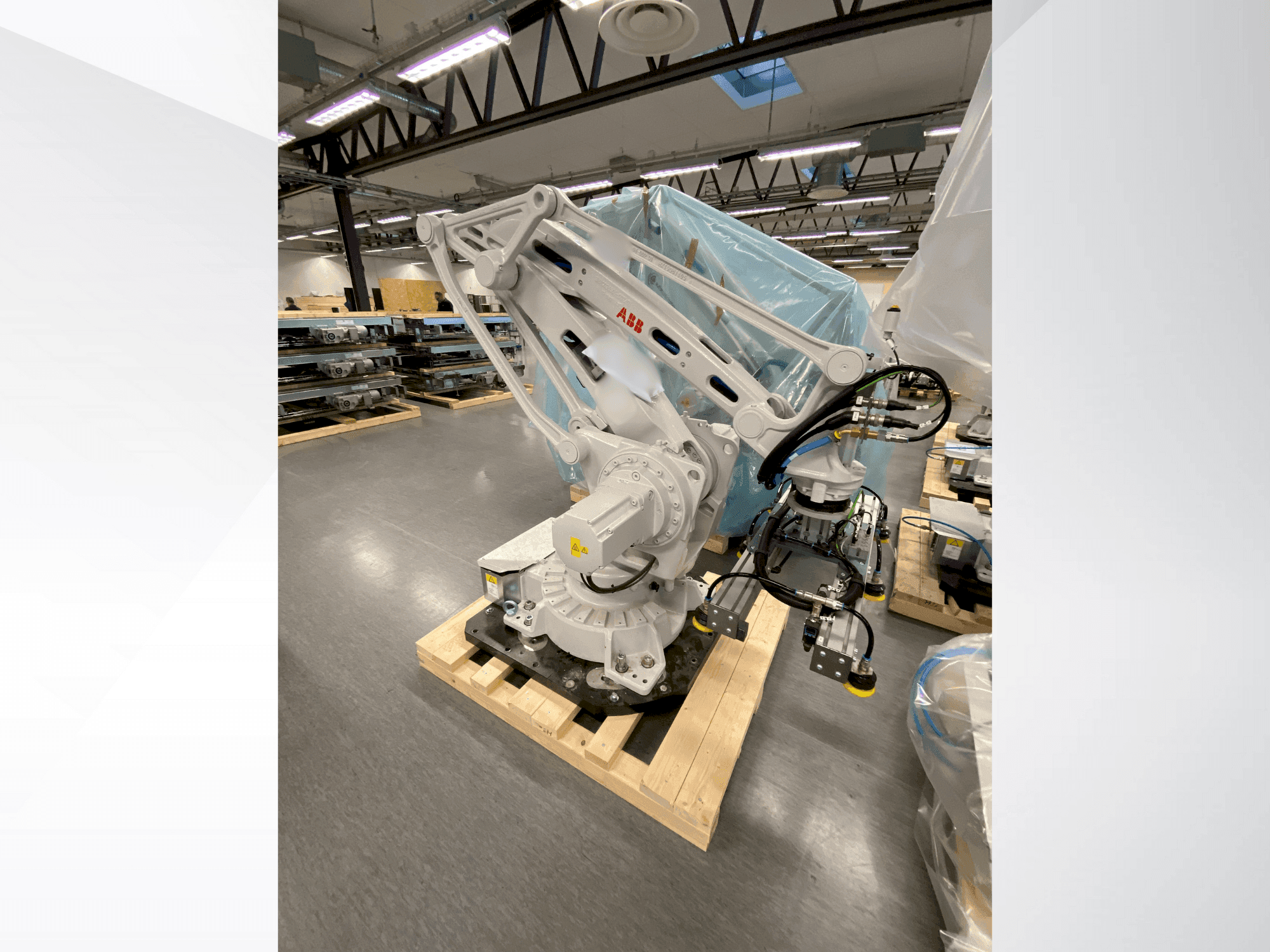 ABB IRB 460-110/2.4-maskinen framifrån