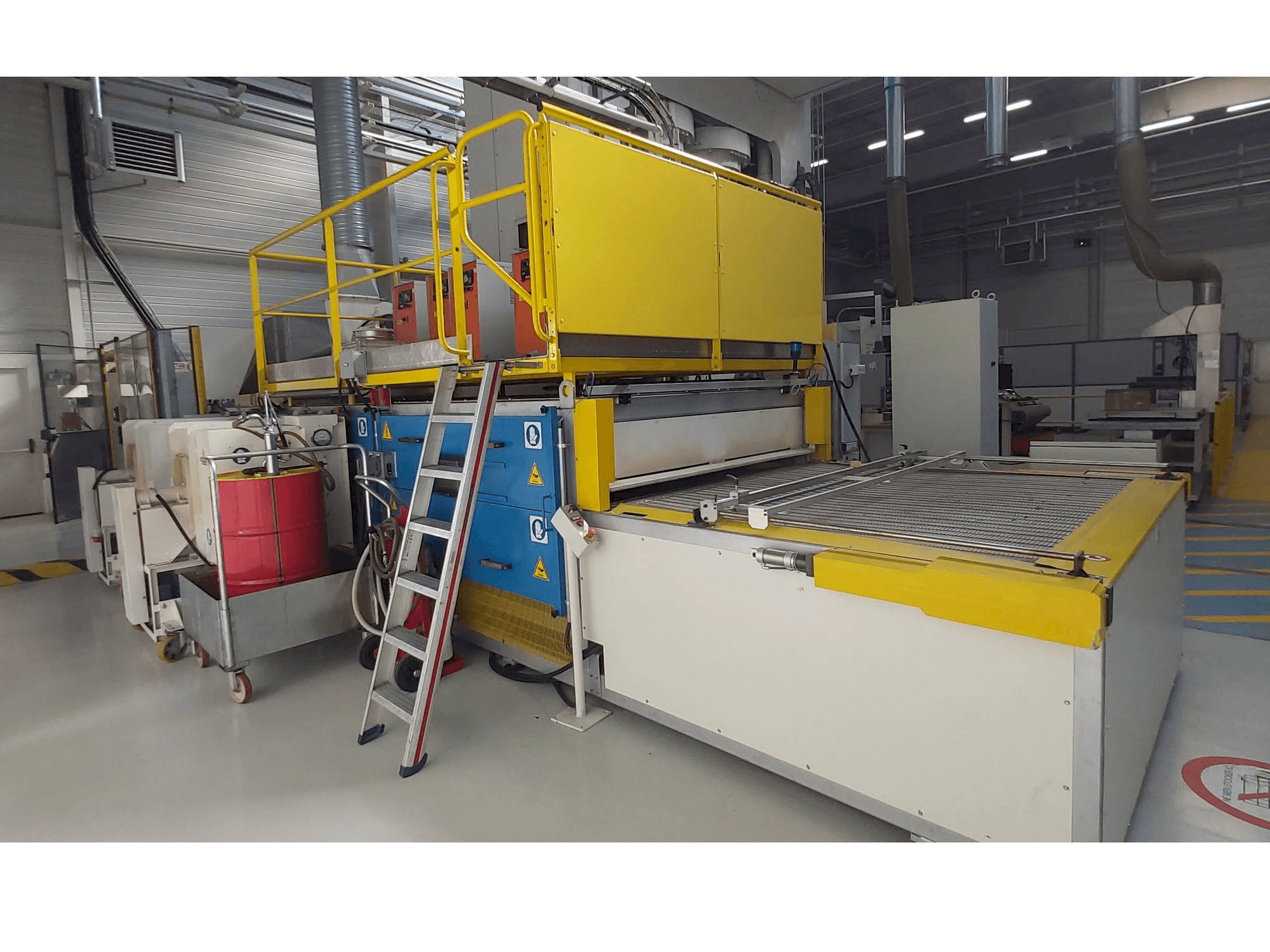 CANNON PRE PREG OVEN-maskinen framifrån