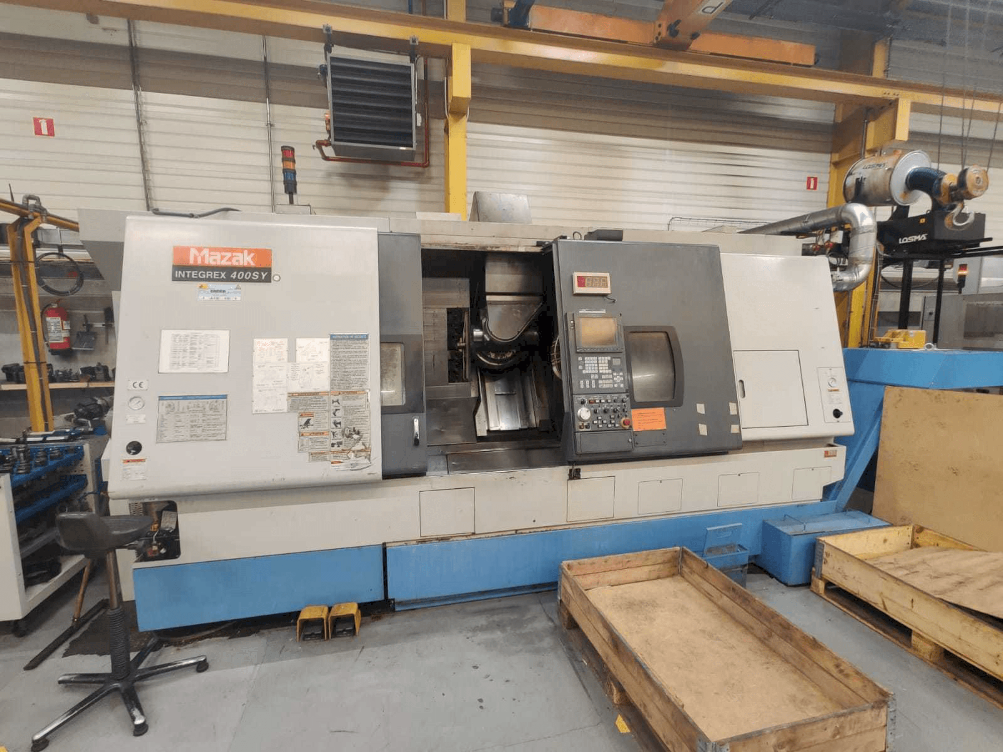 Mazak INTEGREX 400SY-maskinen framifrån