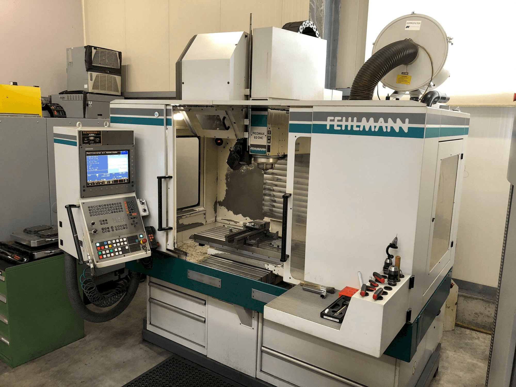 FEHLMANN PICOMAX 82 CNC-maskinen framifrån